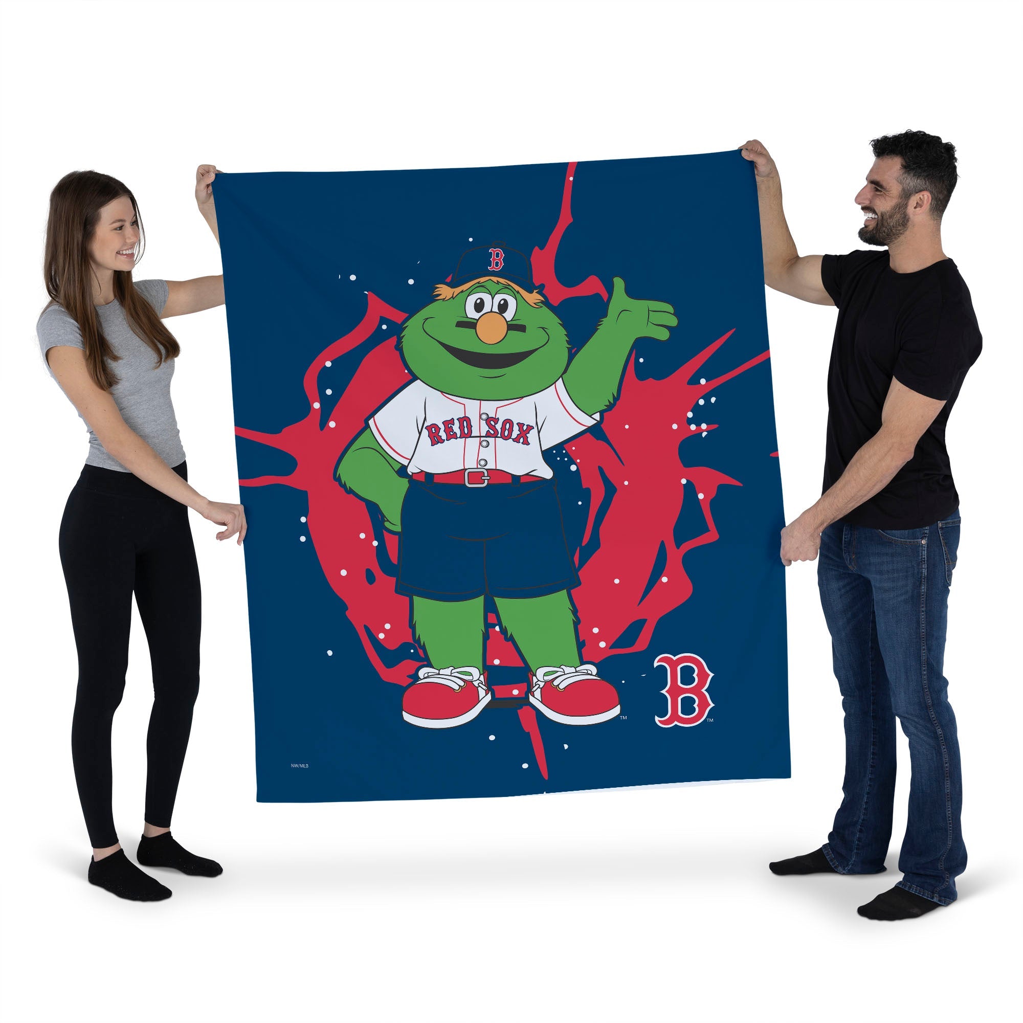 Boston Red Sox MLB Mascot Wall Hanging 34x40 Inches