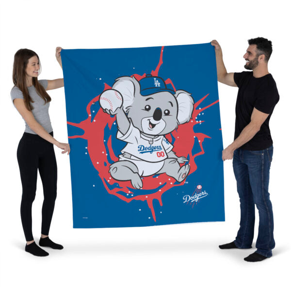 Los Angeles Dodgers MLB Mascot Wall Hanging 34x40 Inches