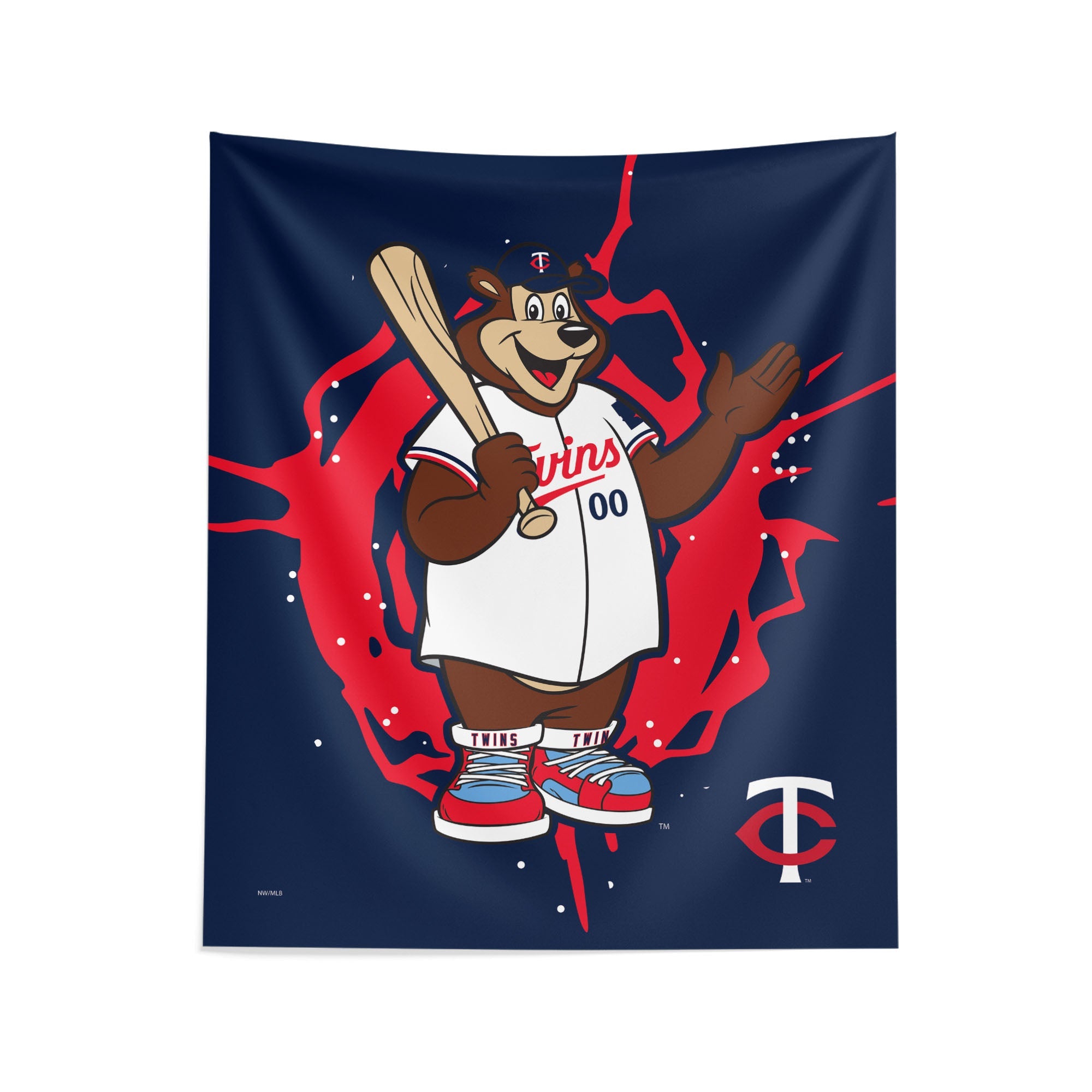 Minnesota Twins MLB Mascot Wall Hanging 34x40 Inches