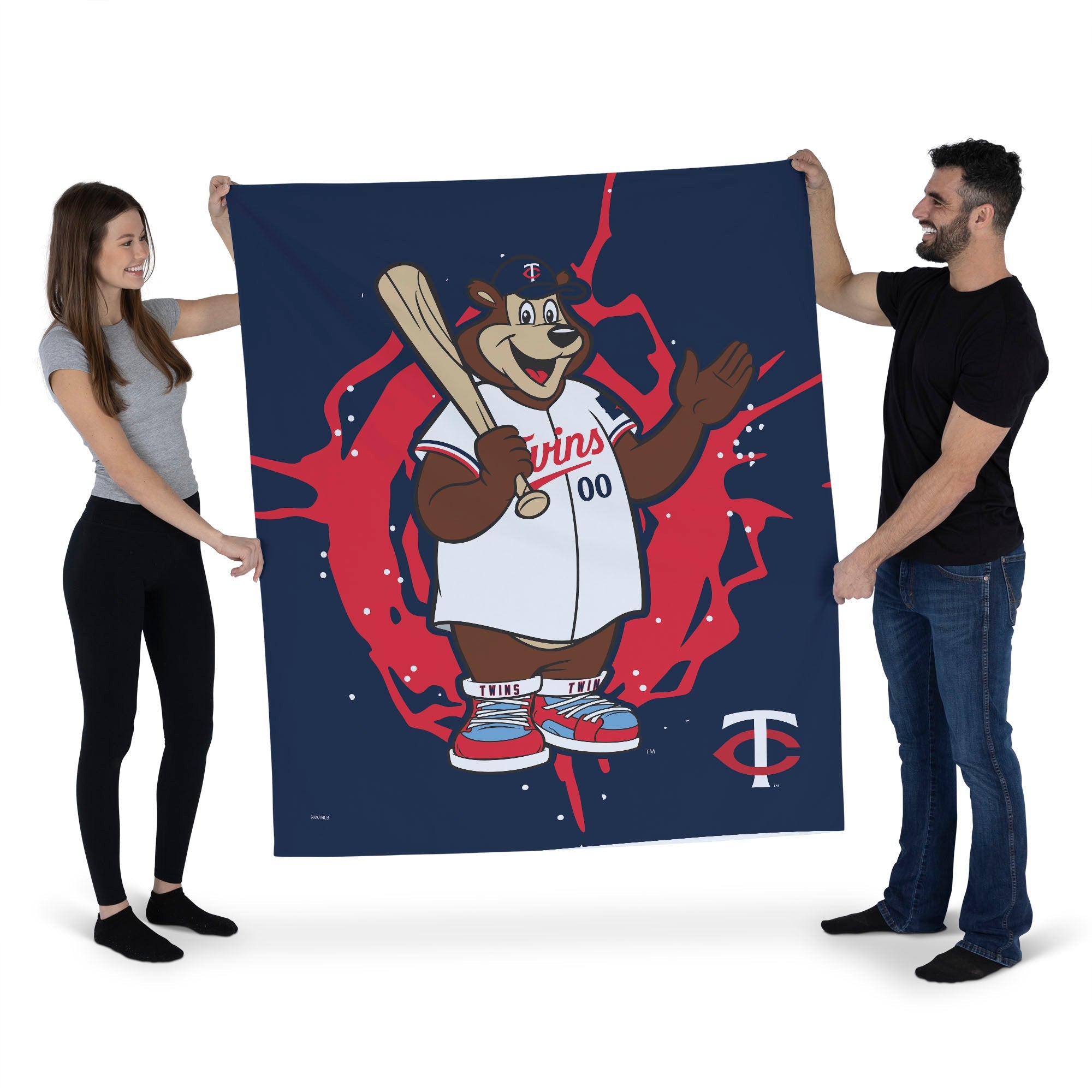 Minnesota Twins MLB Mascot Wall Hanging 34x40 Inches