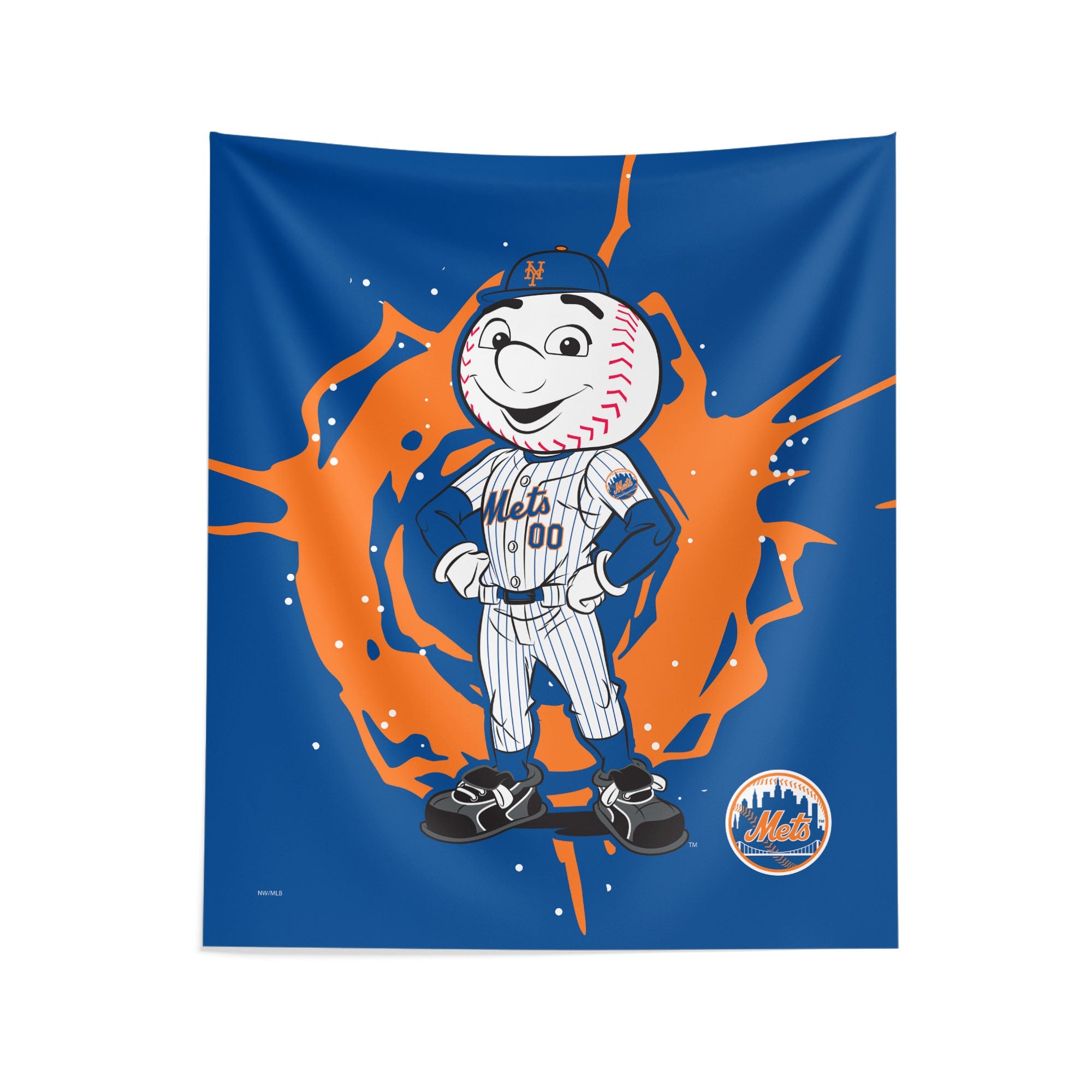 New York Mets MLB Mascot Wall Hanging 34x40 Inches
