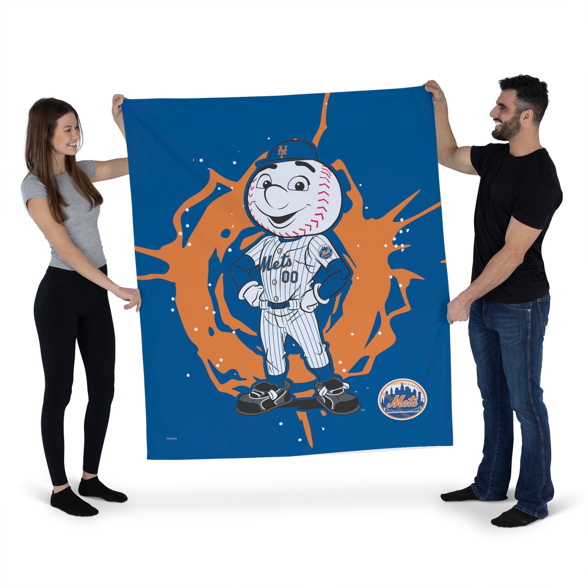 New York Mets MLB Mascot Wall Hanging 34x40 Inches