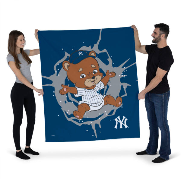 New York Yankees MLB Mascot Wall Hanging 34x40 Inches