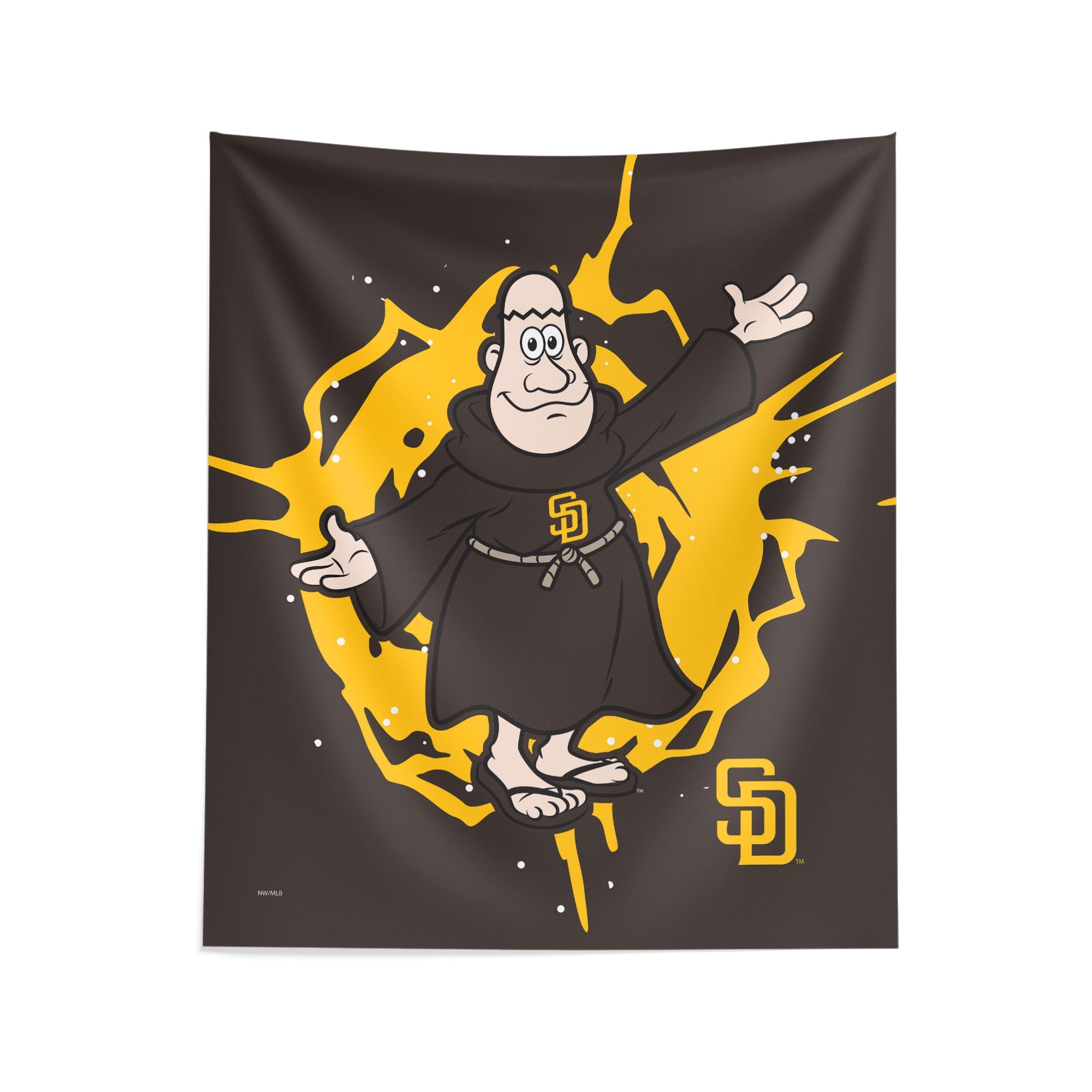 San Diego Padres MLB Mascot Wall Hanging 34x40 Inches