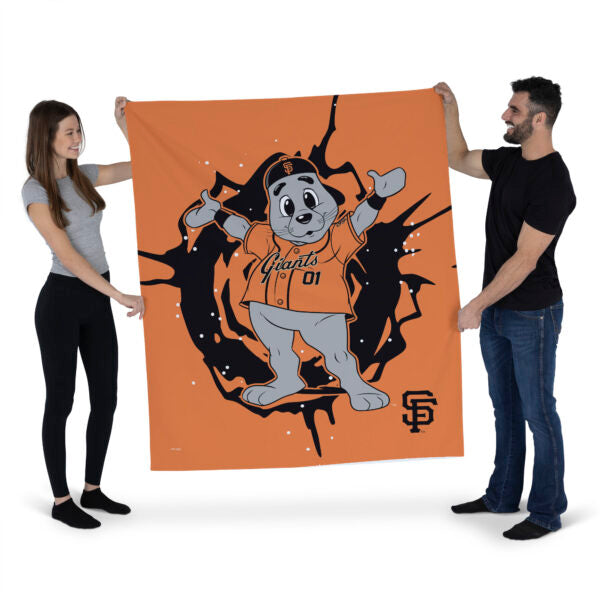 San Francisco Giants MLB Mascot Wall Hanging 34x40 Inches