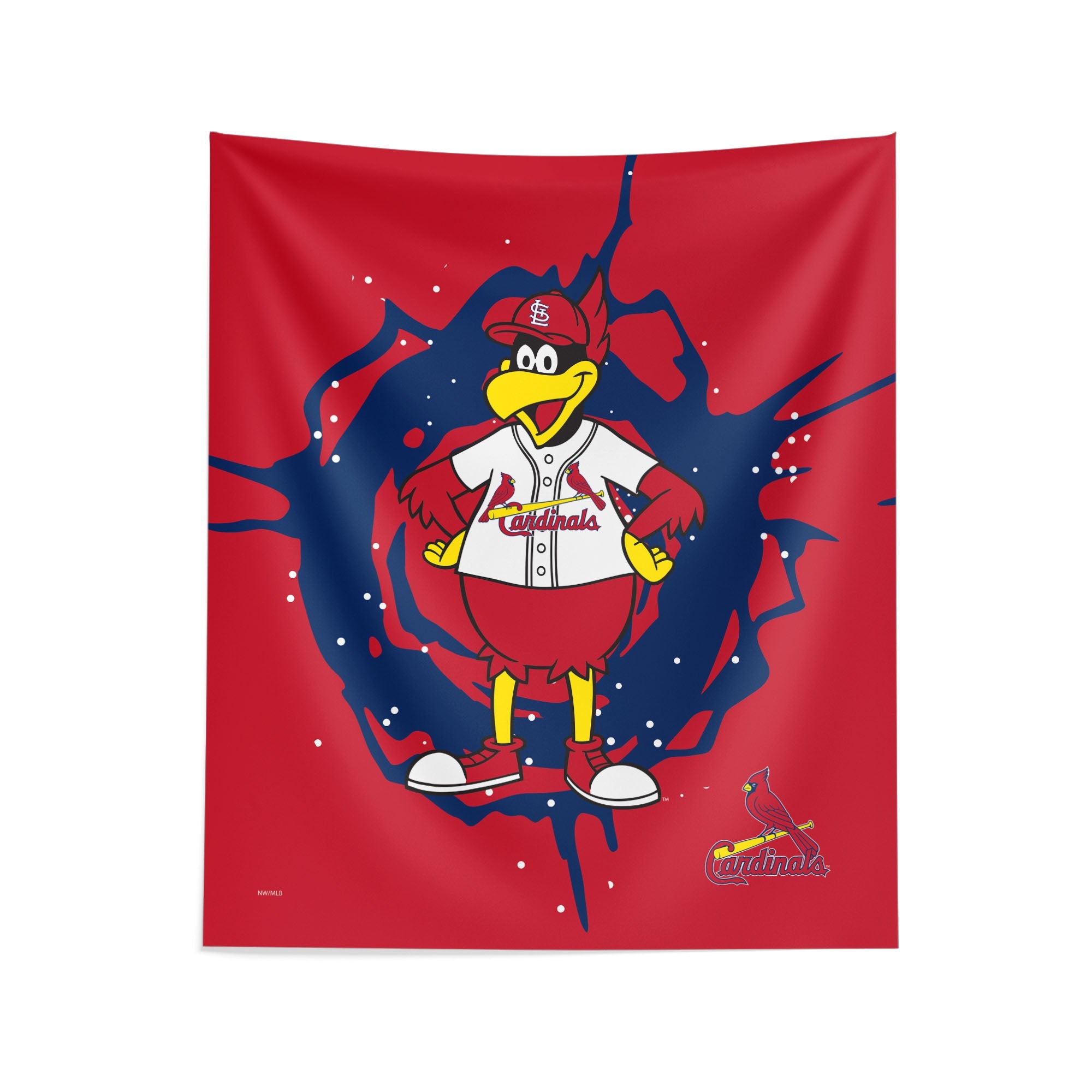St. Louis Cardinals MLB Mascot Wall Hanging 34x40 Inches