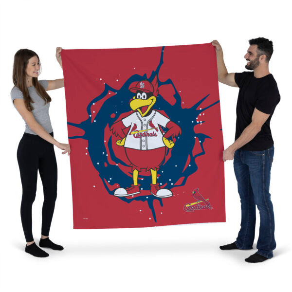 St. Louis Cardinals MLB Mascot Wall Hanging 34x40 Inches