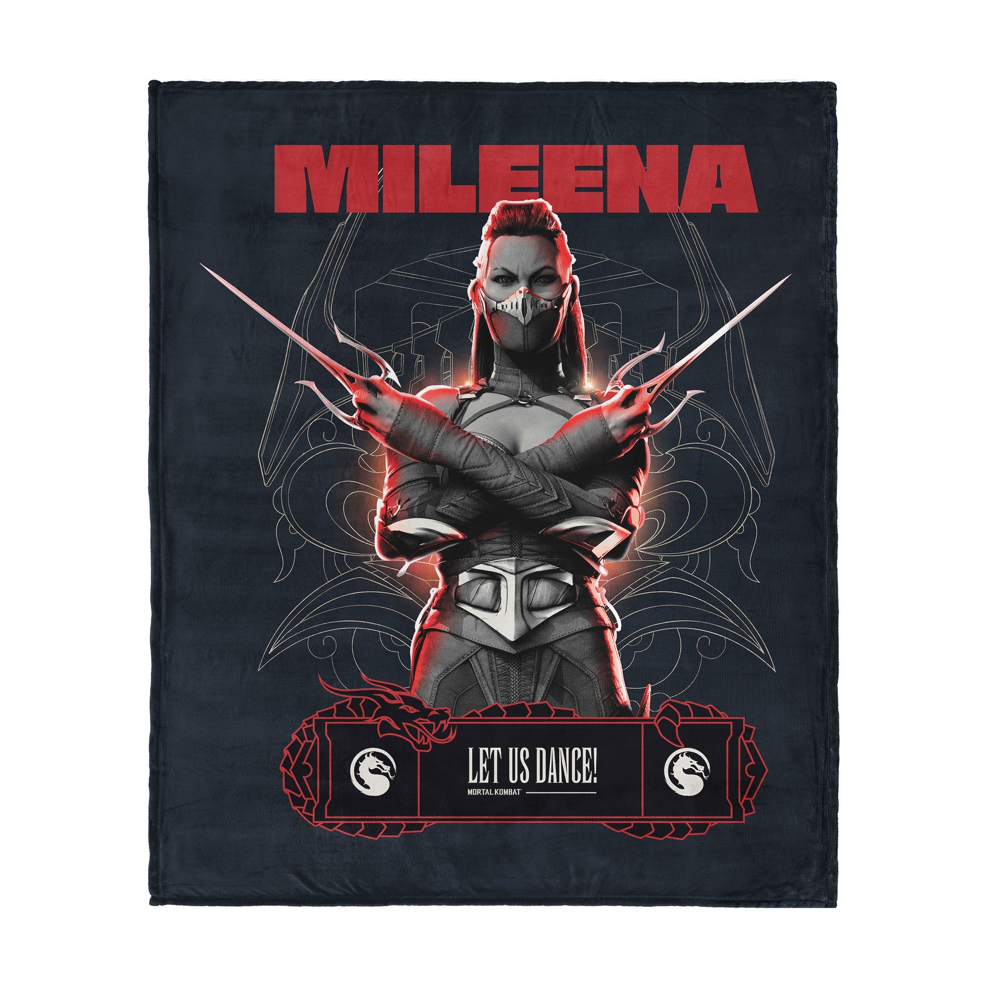 Mortal Kombat Mileena Let Us Dance Silk Touch Throw Blanket 50 x 60 inches