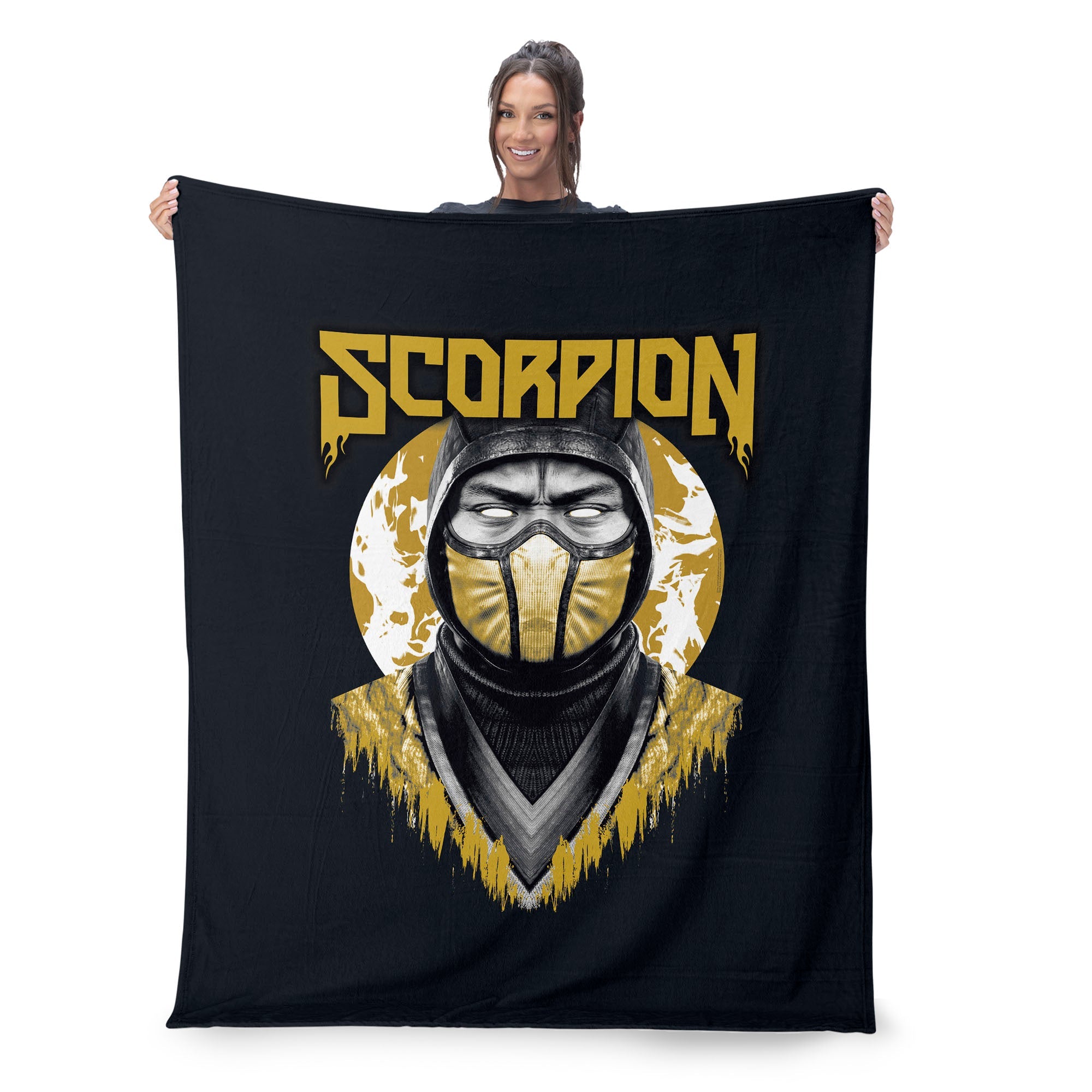 Mortal Kombat Scorpion Silk Touch Throw Blanket 50 x 60 inches