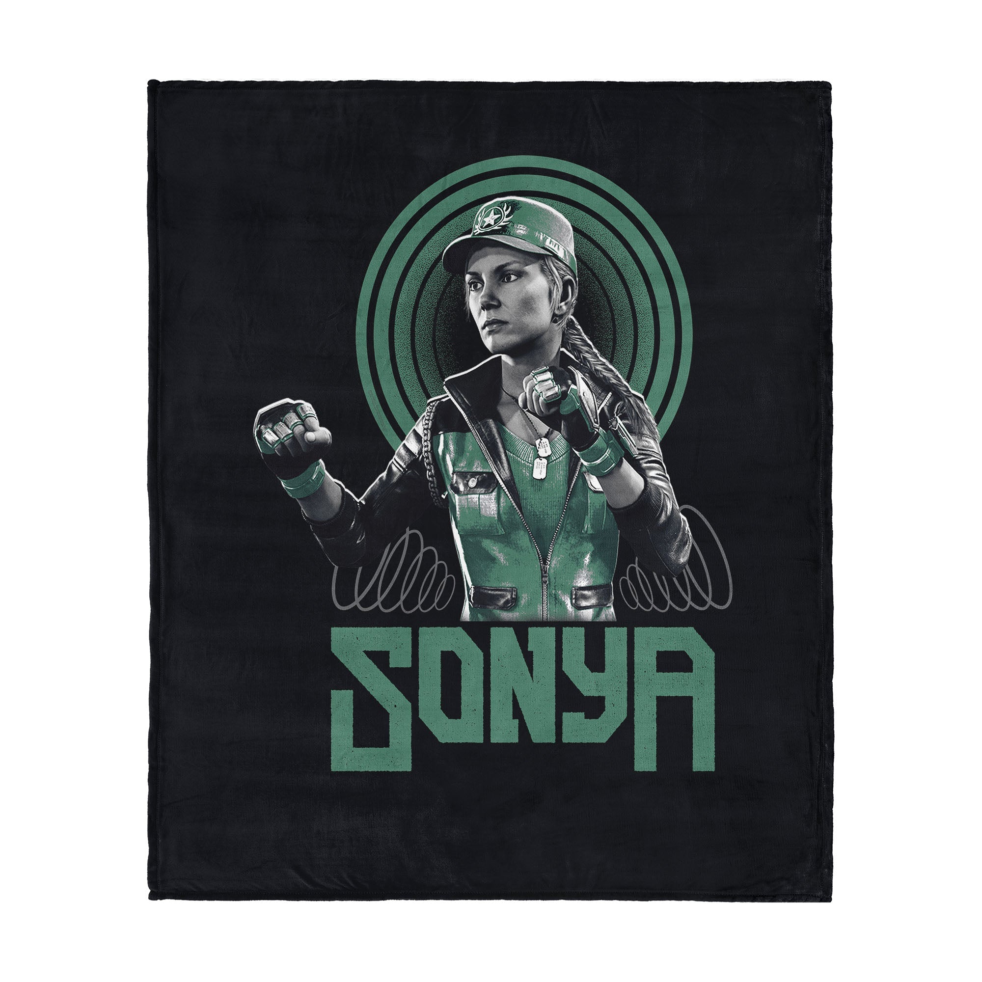 Mortal Kombat Sonya Silk Touch Throw Blanket 50 x 60 inches