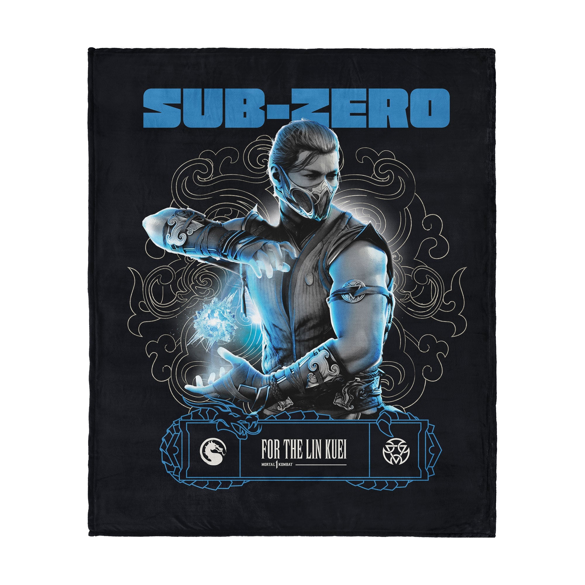 Mortal Kombat Subzero For the Lin Kuei Silk Touch Throw Blanket 50 x 60 inches