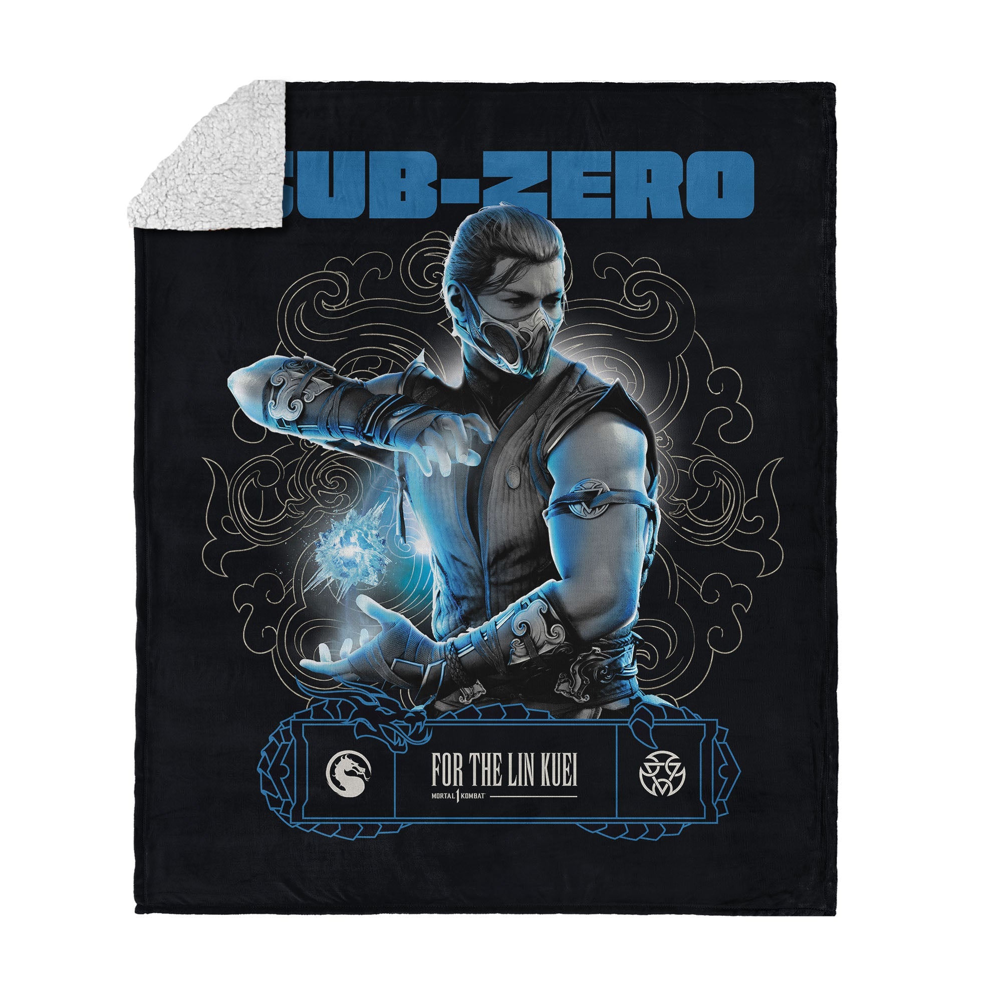 Mortal Kombat Subzero For The Lin Kuei Silk Touch Sherpa Throw Blanket 50¡Á60 Inches