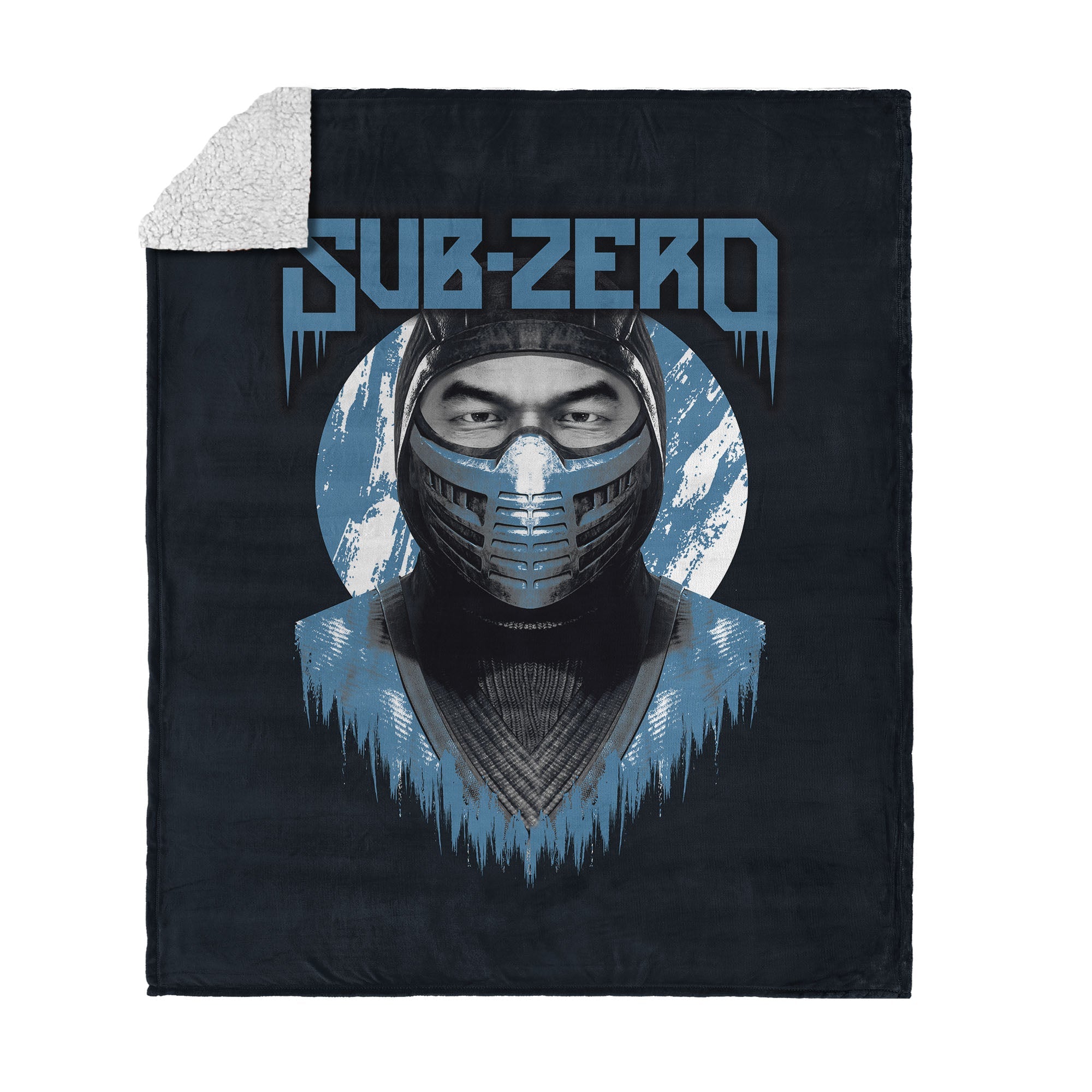 Mortal Kombat Subzero Silk Touch Sherpa Throw Blanket 50¡Á60 Inches