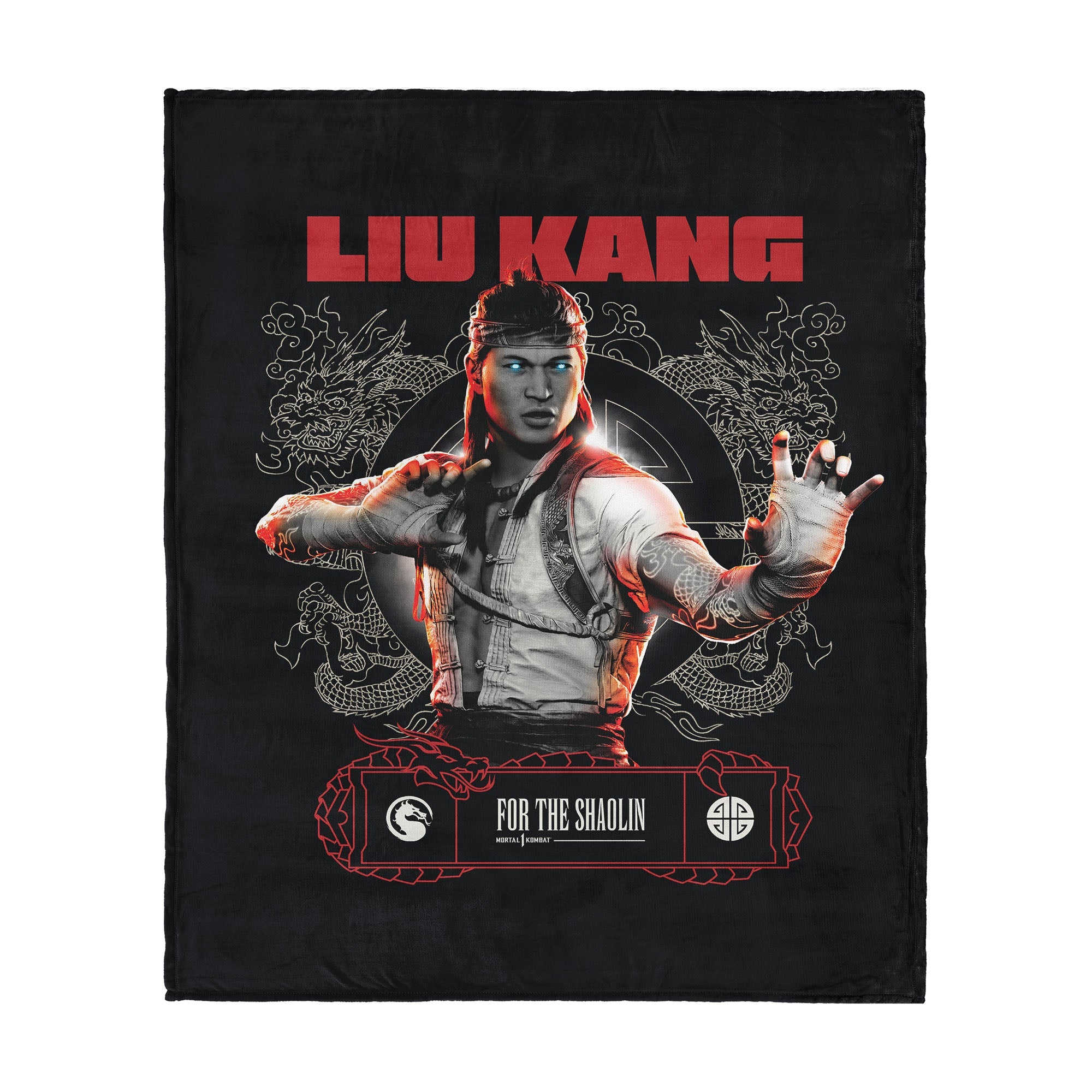 Mortal Kombat Liu Kang For The Shaolin Silk Touch Throw Blanket 40¡Á50 Inches