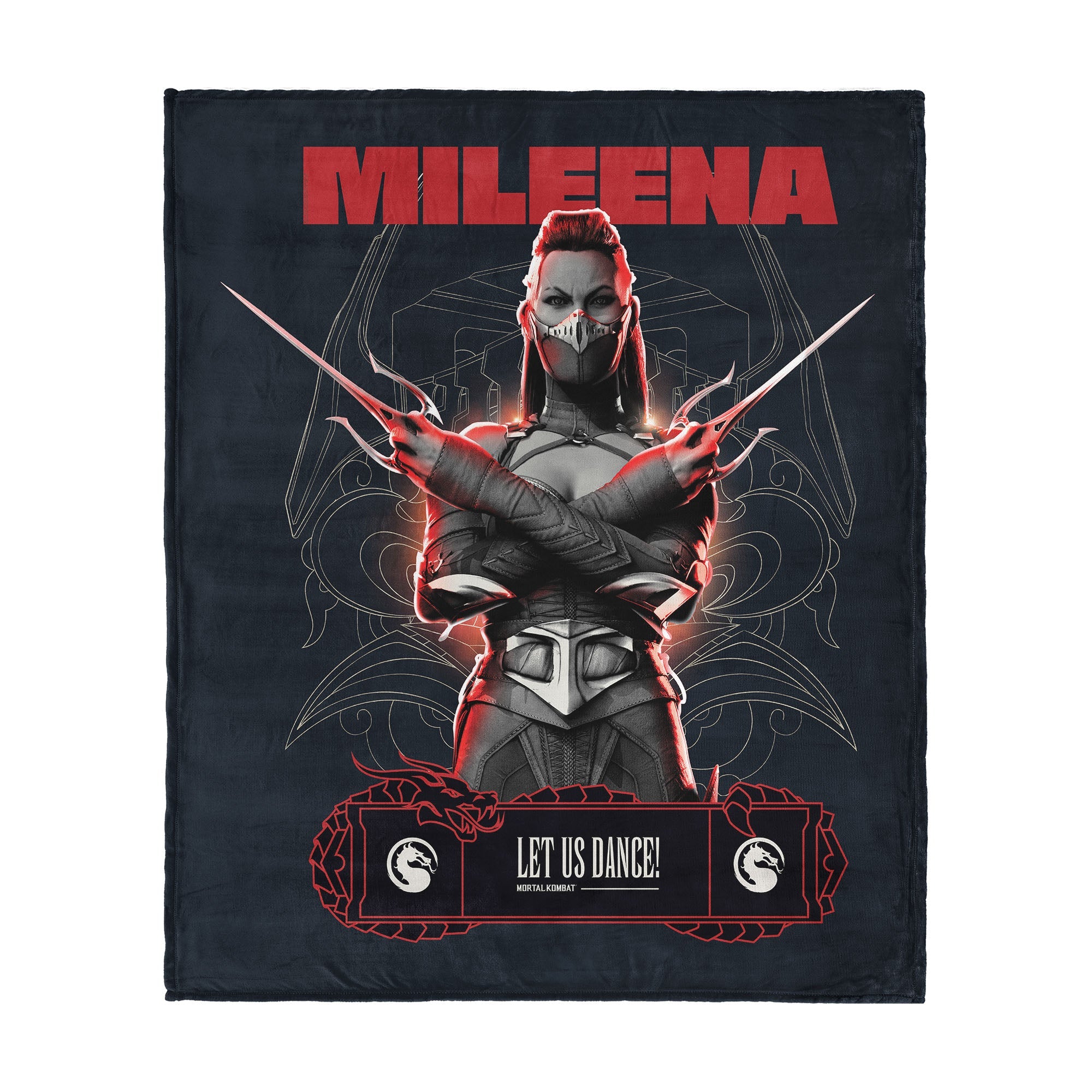 Mortal Kombat Mileena Let Us Dance Silk Touch Throw Blanket 40¡Á50 Inches