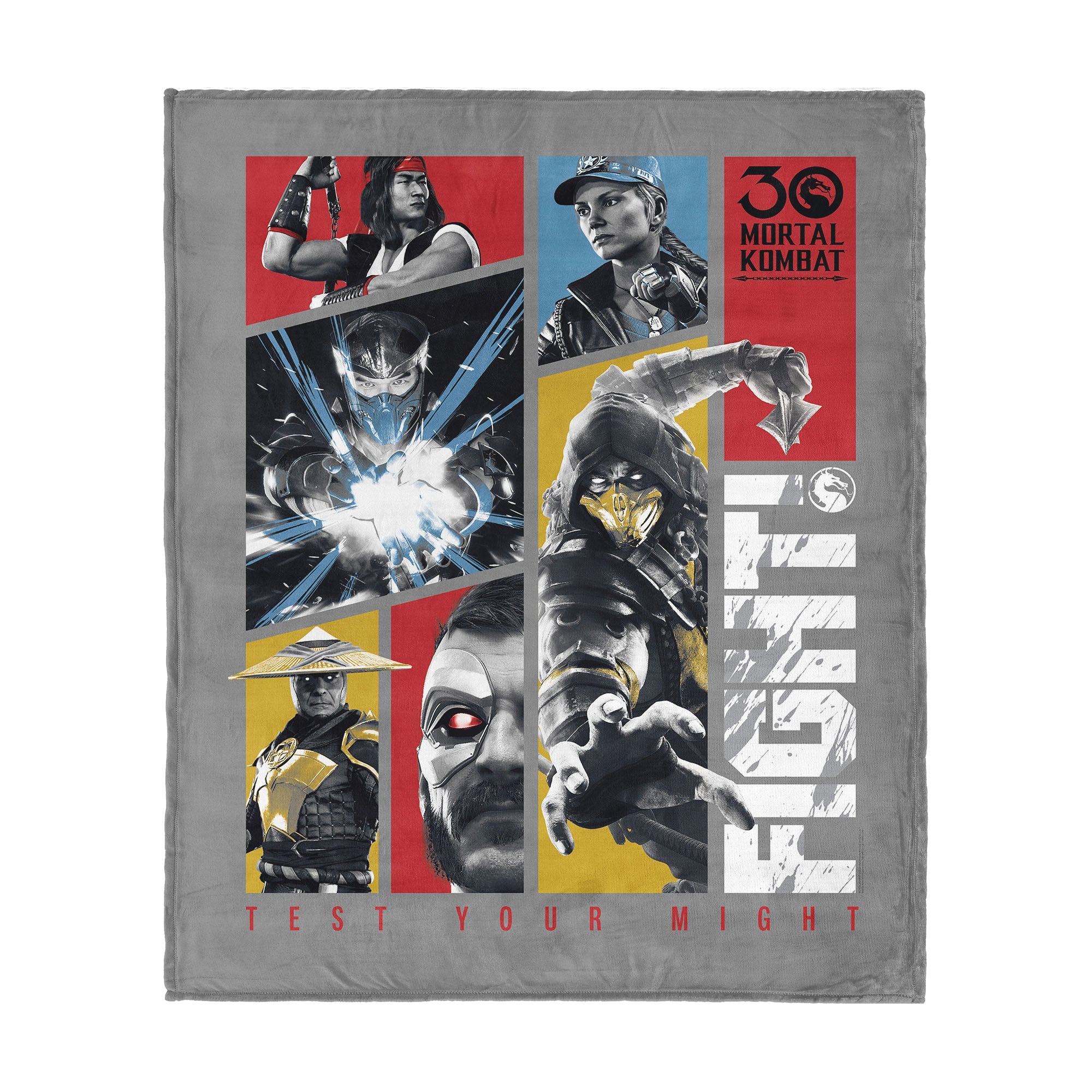 Mortal Kombat Test Your Might Silk Touch Throw Blanket 40¡Á50 Inches