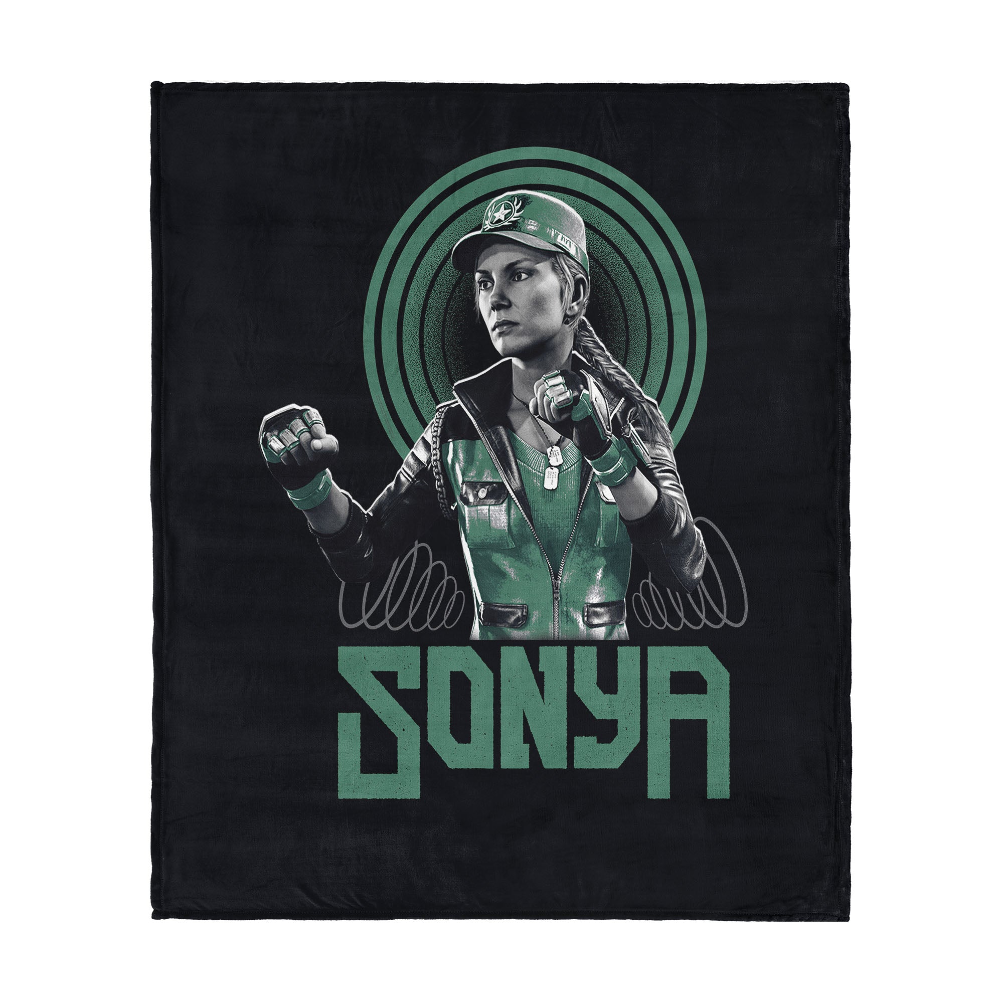 Mortal Kombat Sonya Silk Touch Throw Blanket 40¡Á50 Inches