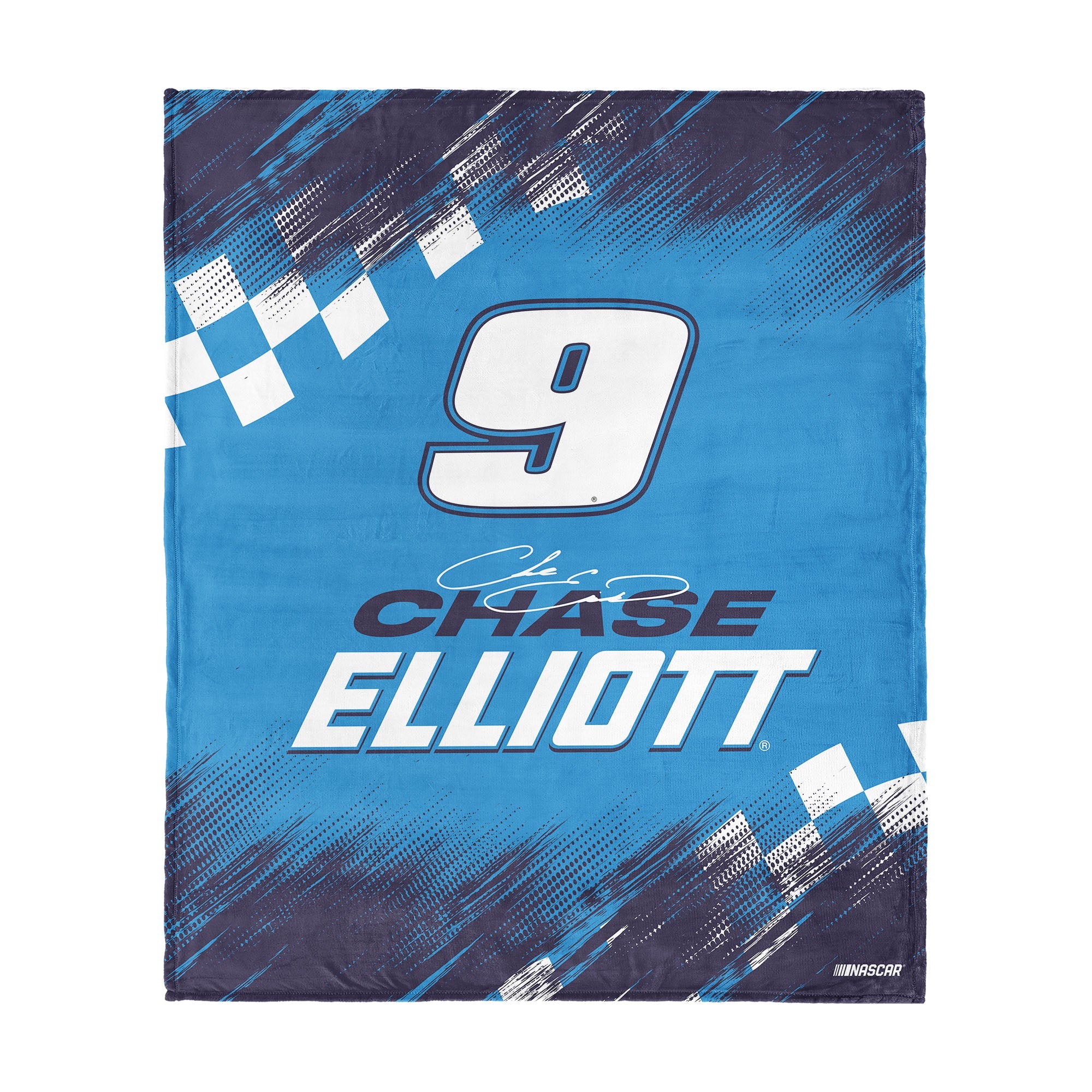 NASCAR Chase Elliott Simple Speed Silk Touch Throw Blanket 50x60 inches