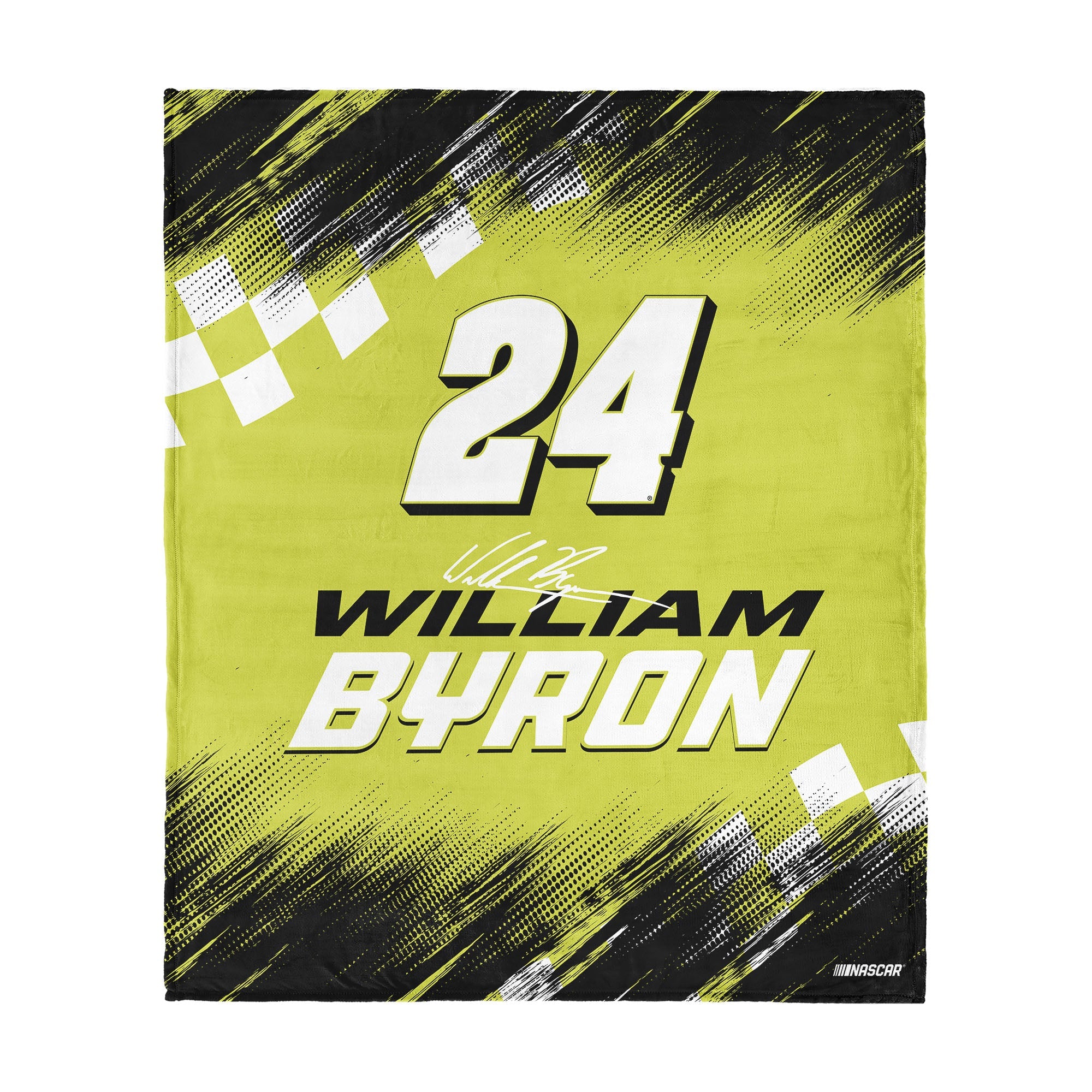 NASCAR William Byron Simple Speed Silk Touch Throw Blanket 50x60 inches