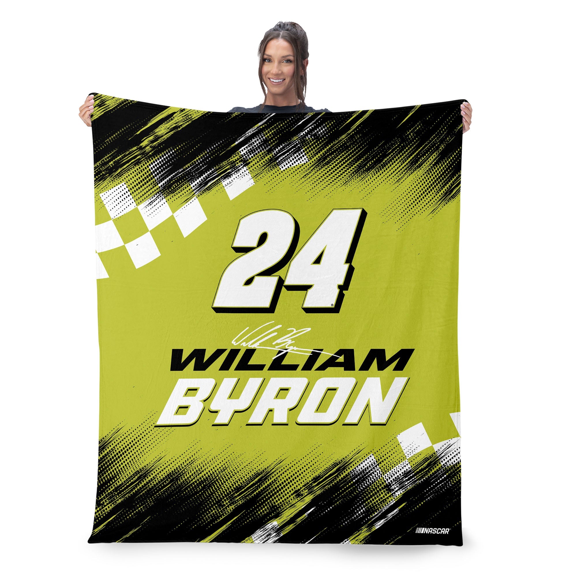 NASCAR William Byron Simple Speed Silk Touch Throw Blanket 50x60 inches