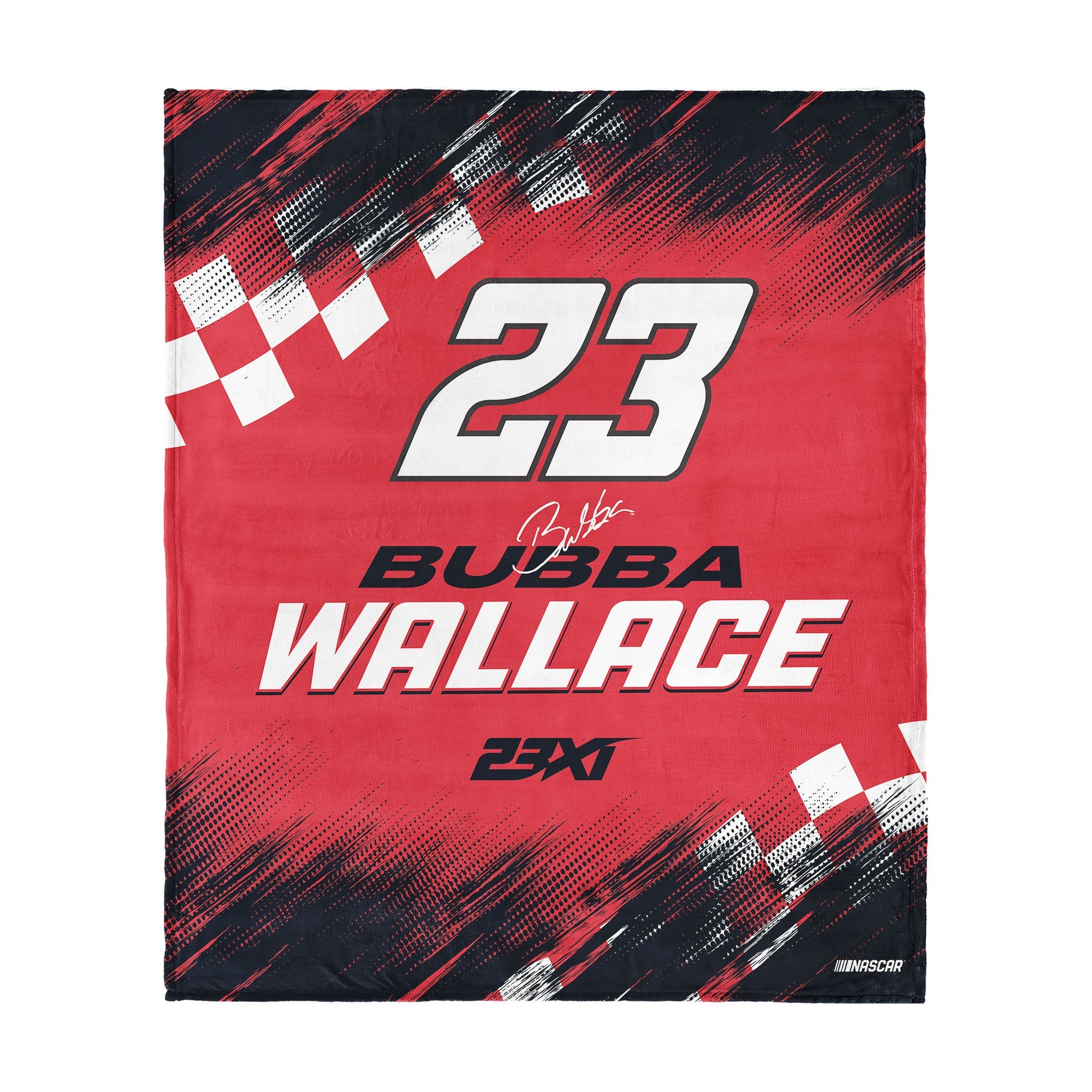 NASCAR Bubba Wallace Simple Speed Silk Touch Throw Blanket 50x60 inches
