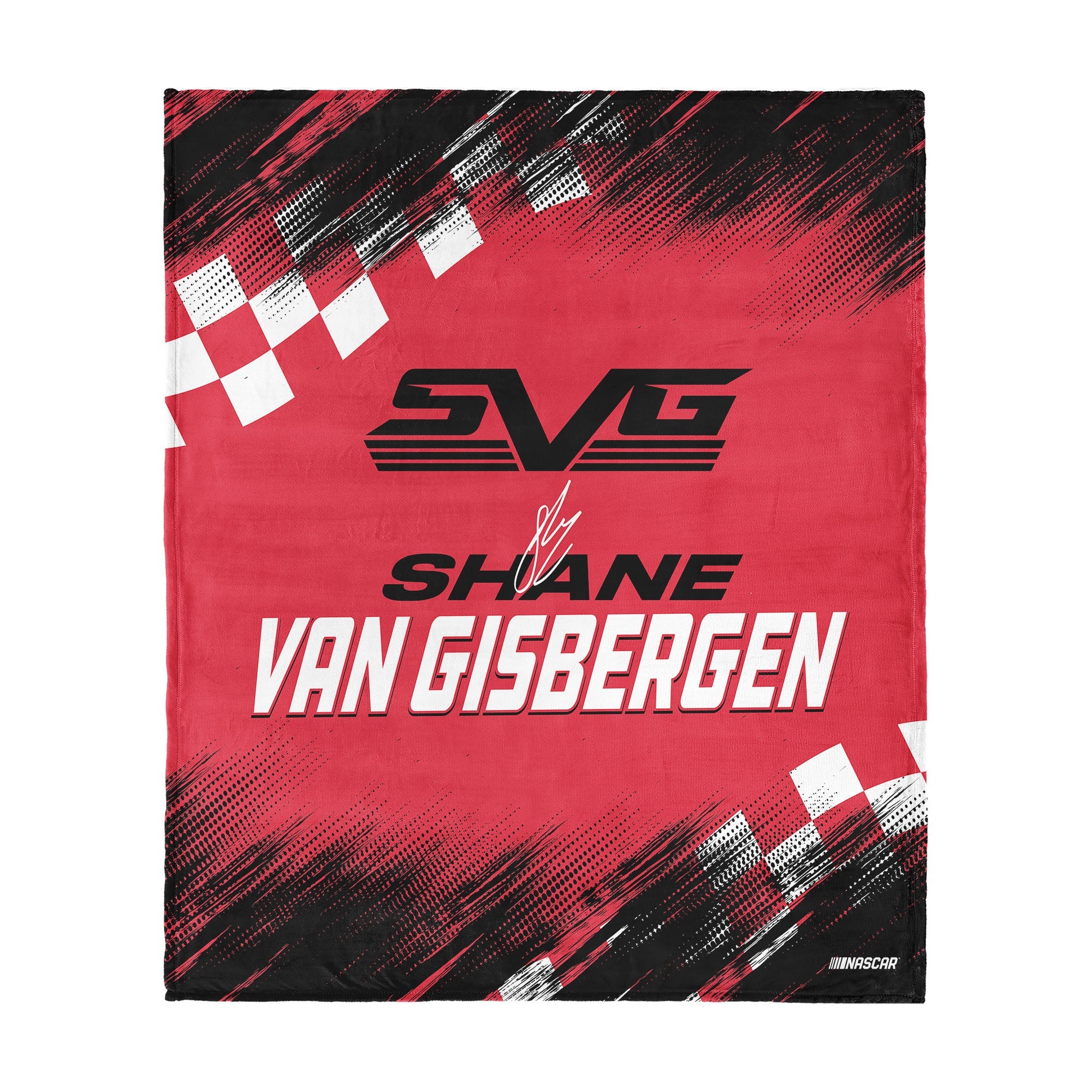 NASCAR Shane Van gisbergen Simple Speed Silk Touch Throw Blanket 50x60 inches