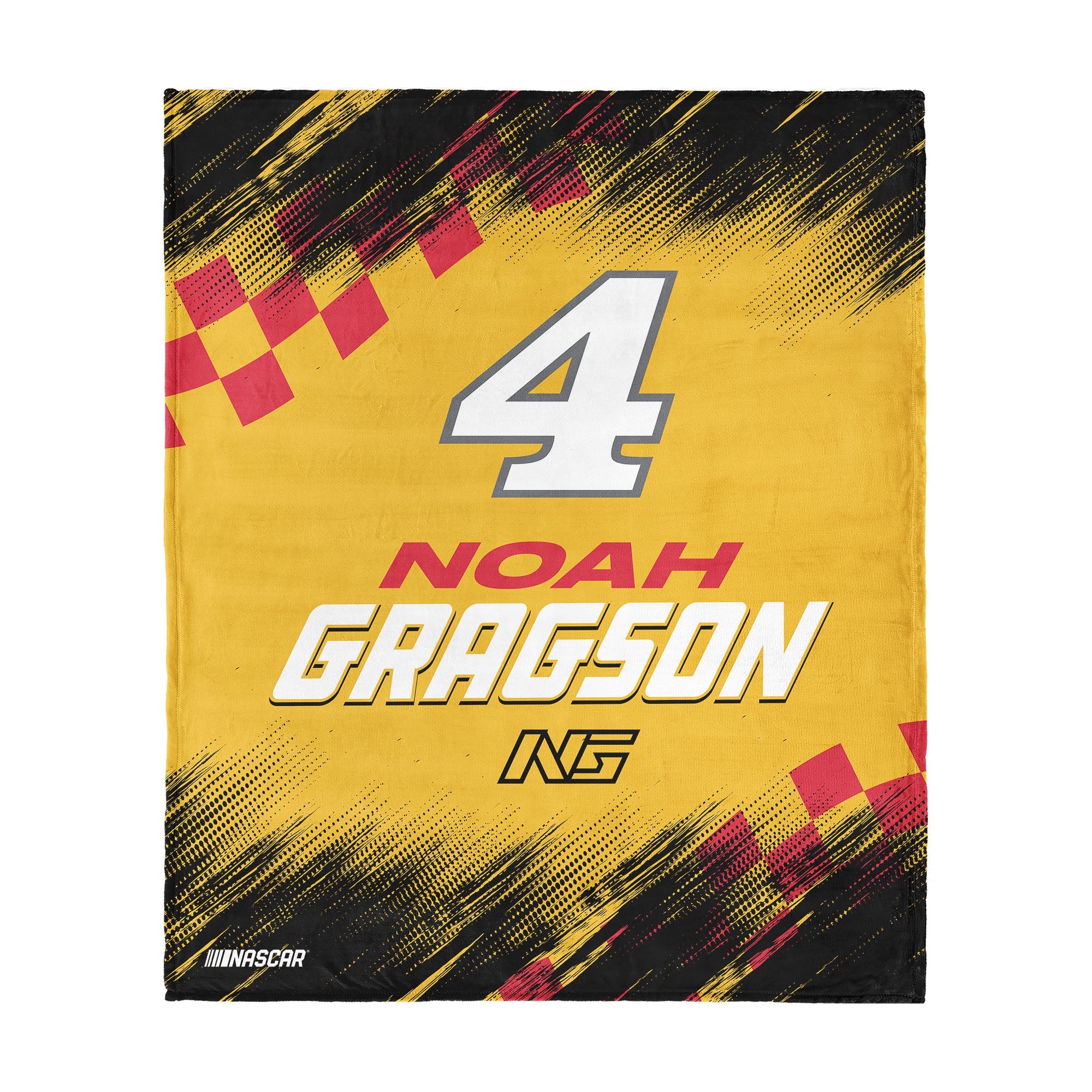 NASCAR Noah Gragson Simple Speed Silk Touch Throw Blanket 50x60 inches
