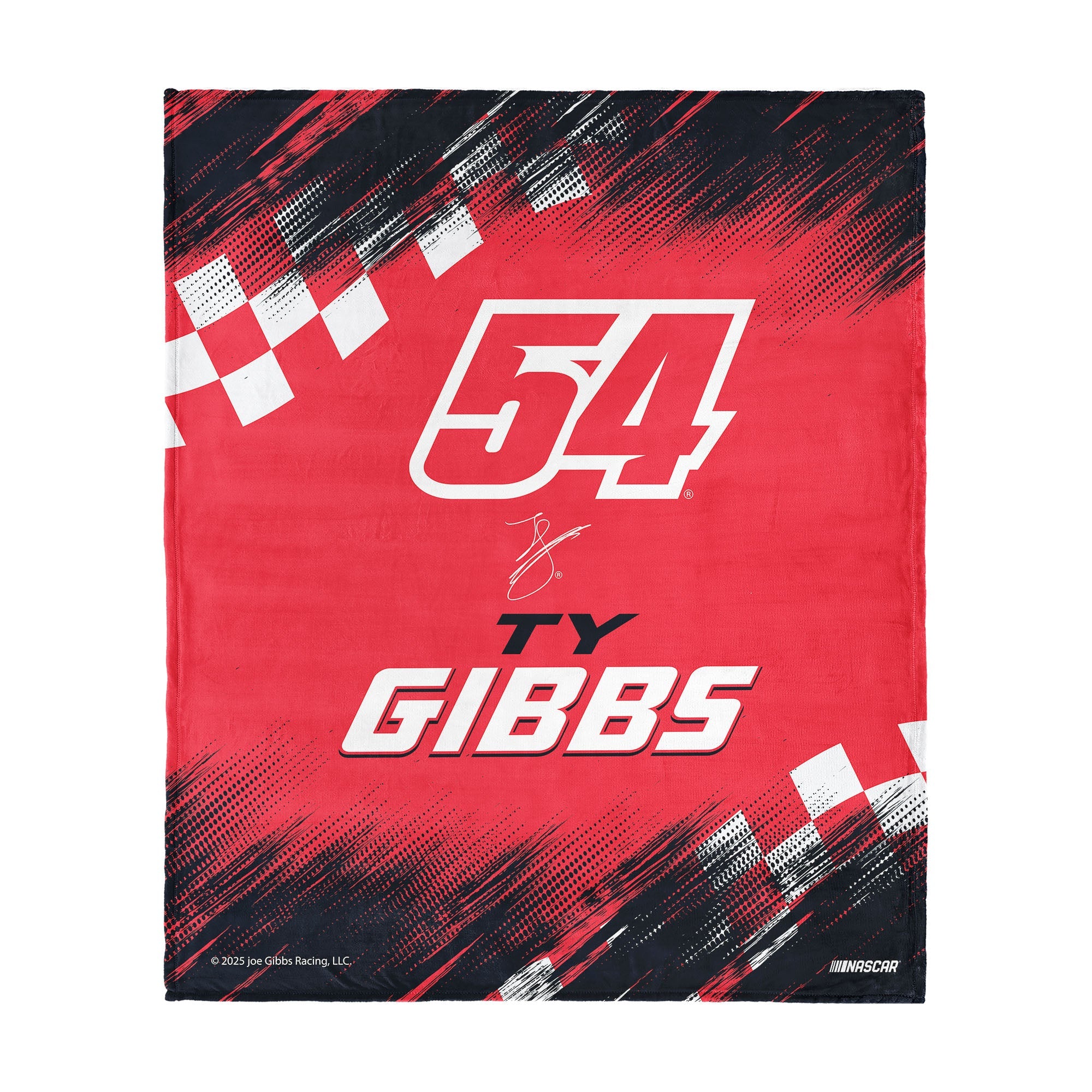 NASCAR Ty Gibbs Simple Speed Silk Touch Throw Blanket 50x60 inches
