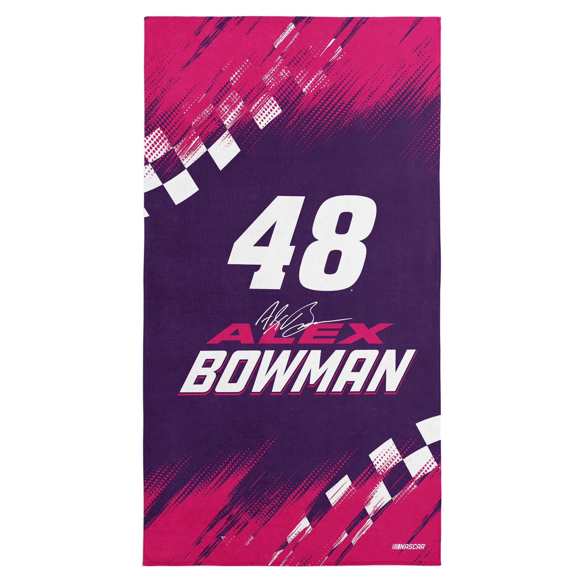NASCAR Alex Bowman Simple Speed Beach Towel 30x60 inches