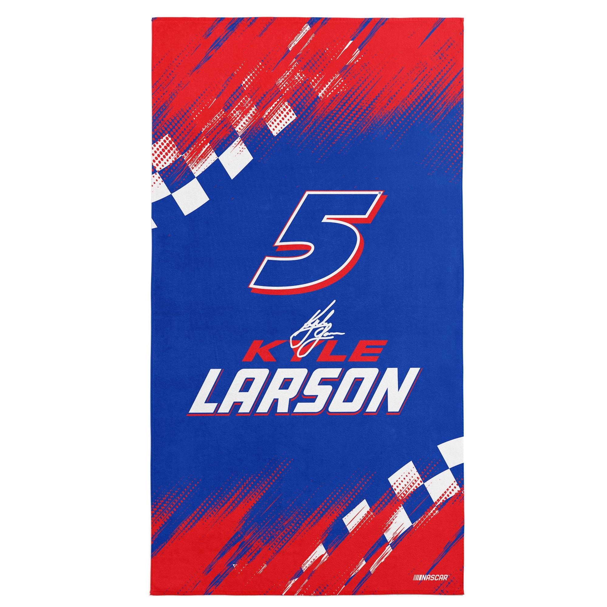 NASCAR Kyle Larson Simple Speed Beach Towel 30x60 inches