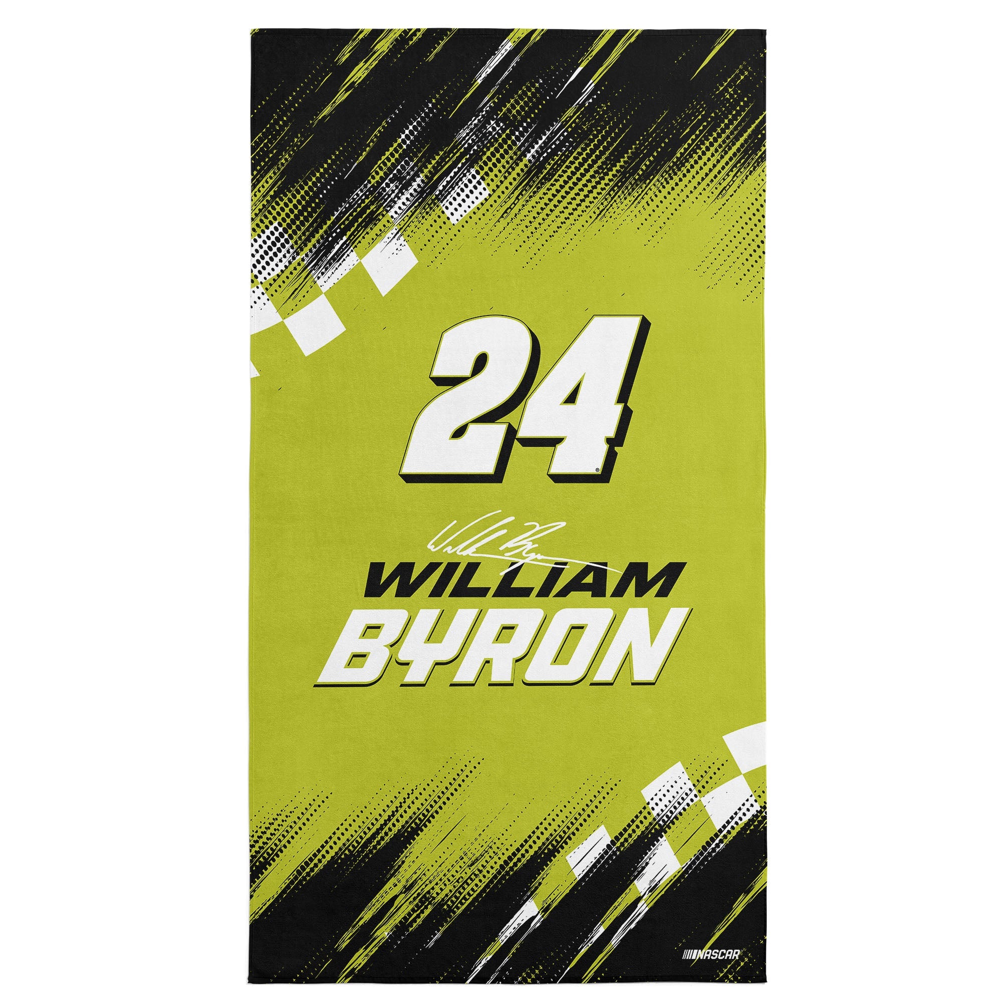 NASCAR William Byron Simple Speed Beach Towel 30x60 inches