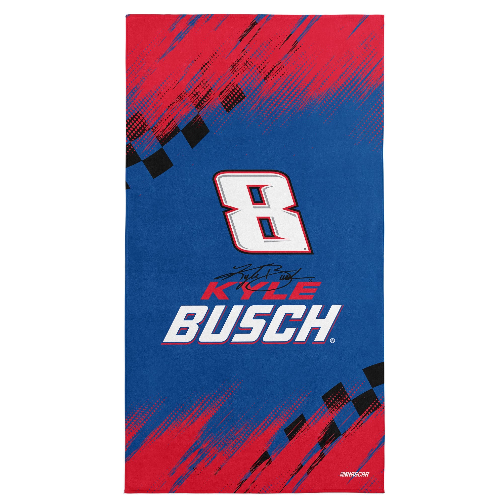 NASCAR Kyle Busch Simple Speed Beach Towel 30x60 inches