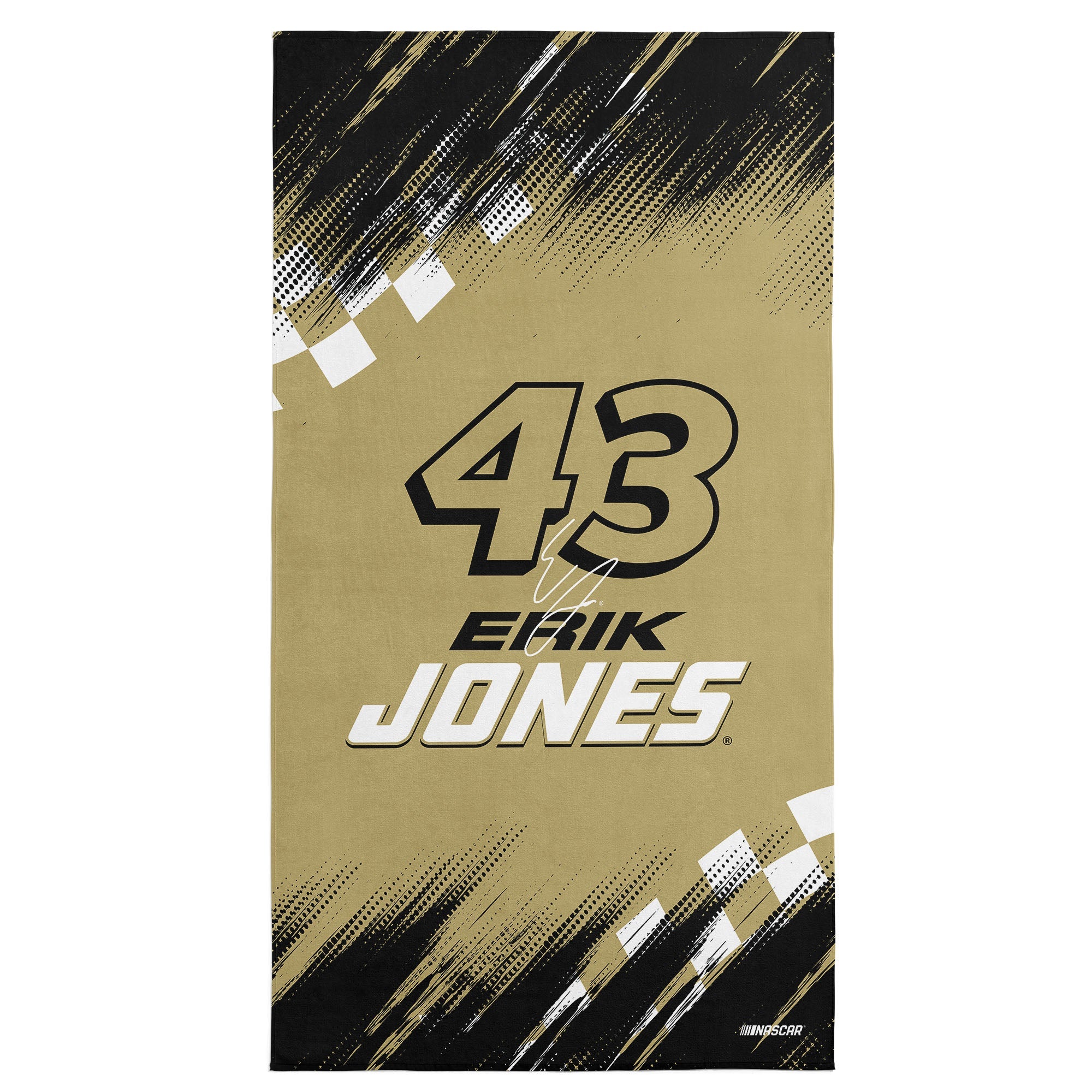 NASCAR Erik Jones Simple Speed Beach Towel 30x60 inches