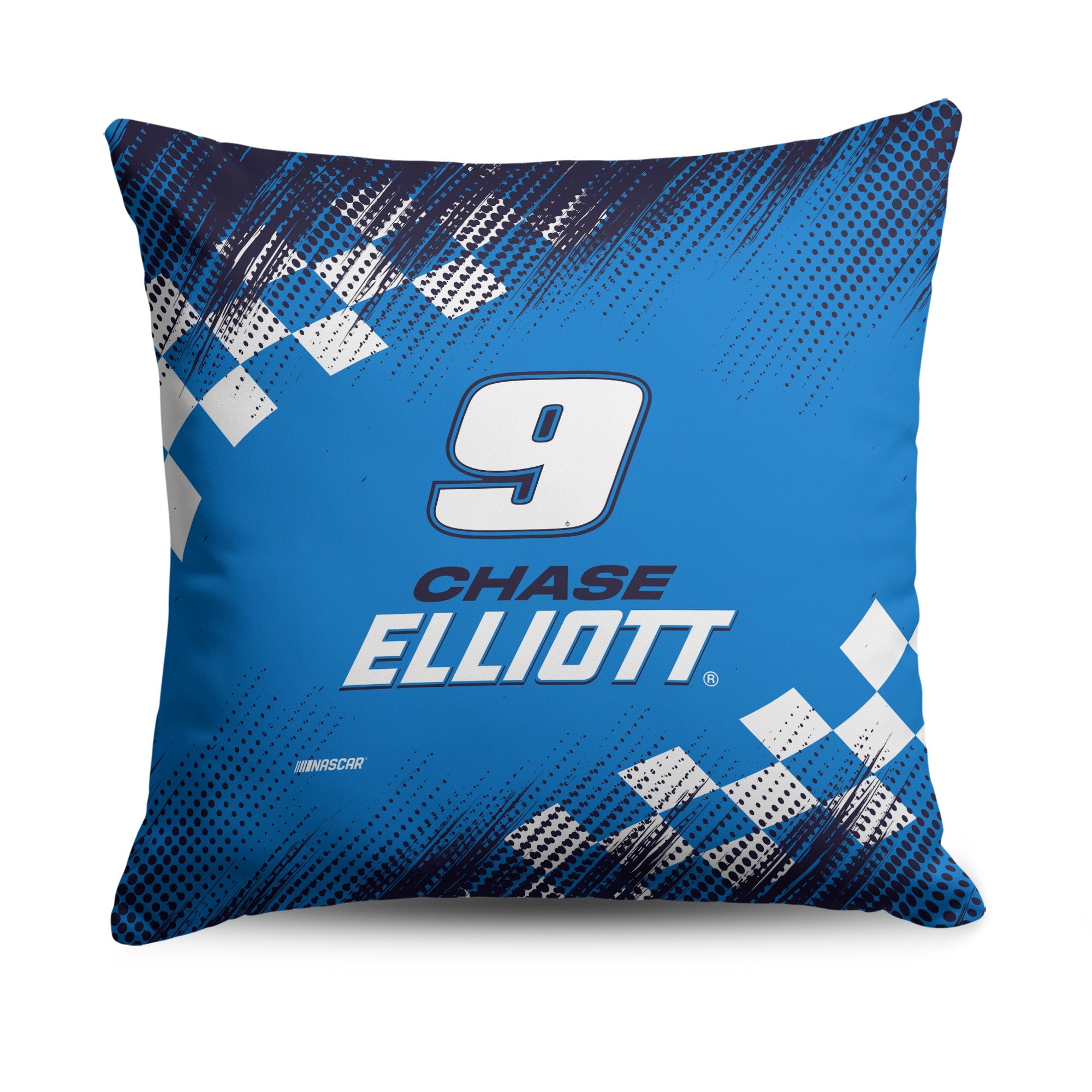 NASCAR Chase Elliott Simple Speed Throw Pillow 18x18 inches