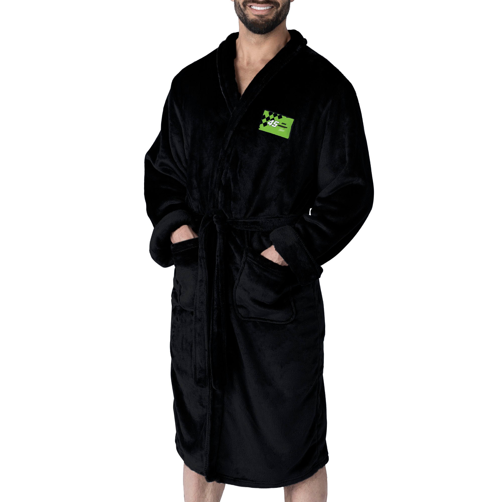 NASCAR Tyler Reddick Fast Track Black Silk Touch Robe Large/XLarge