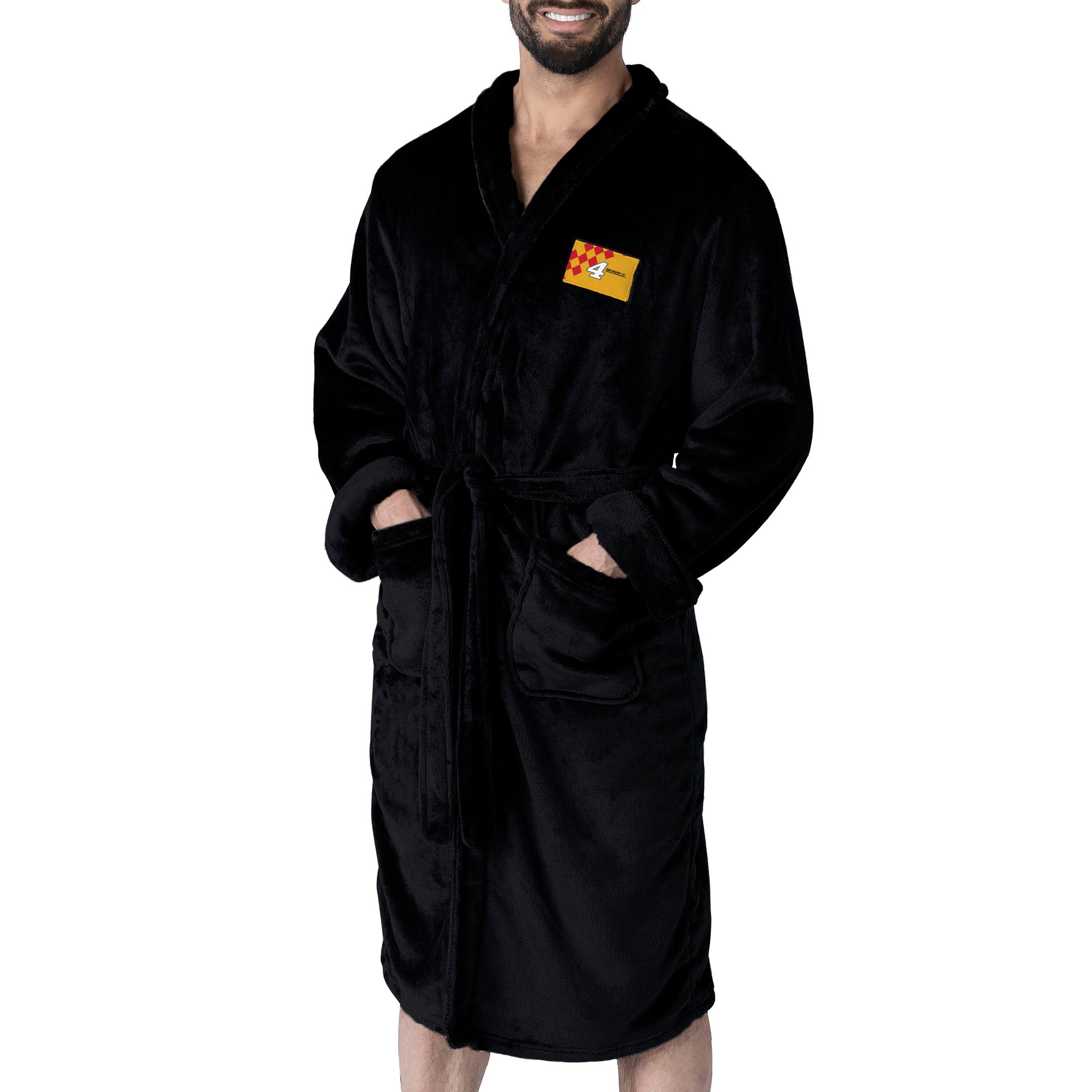 NASCAR Noah Gragson Fast Track Black Silk Touch Robe Large/XLarge