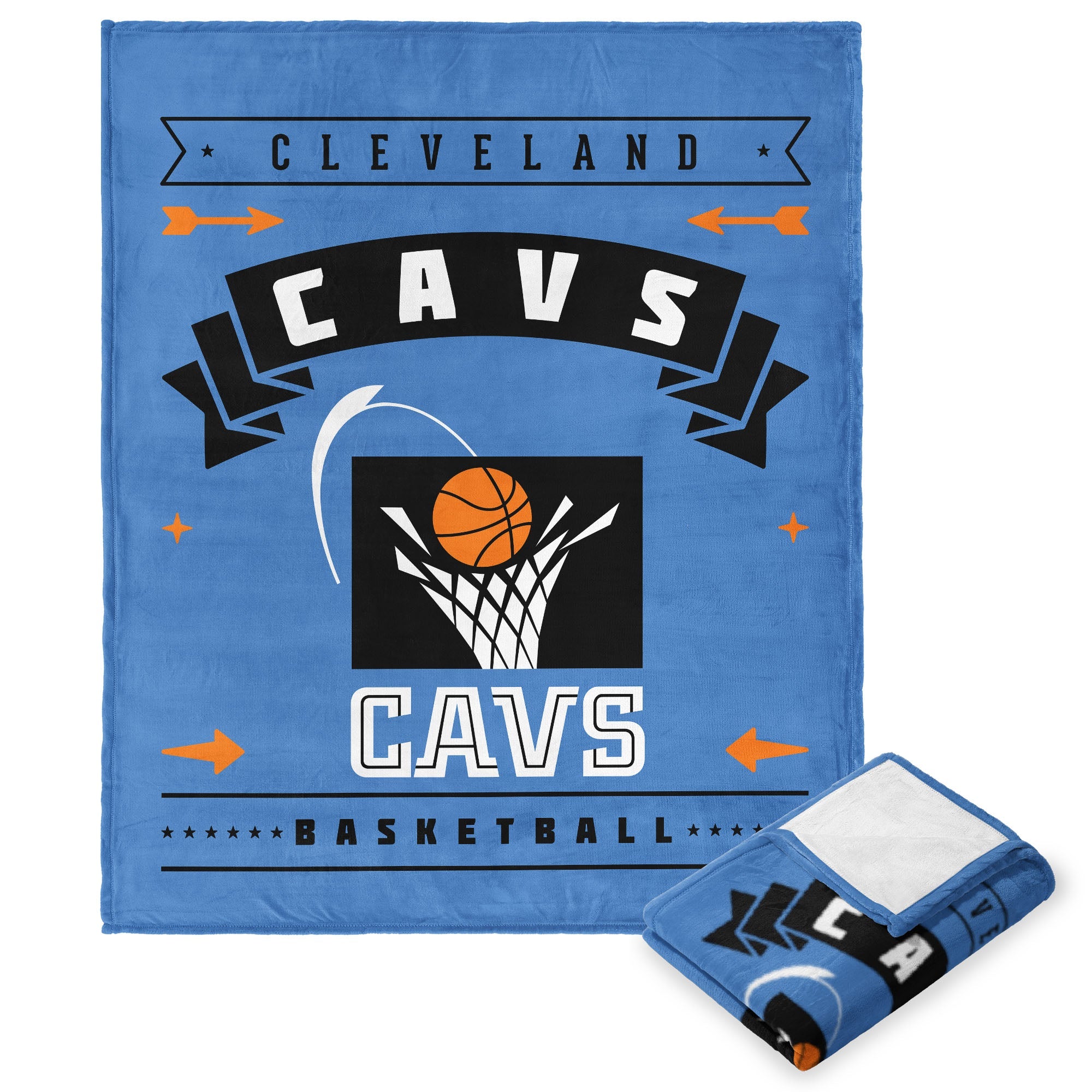 NBA Cleveland Cavaliers Hardwood Classic Silk Touch Throw Blanket 50x60 Inches
