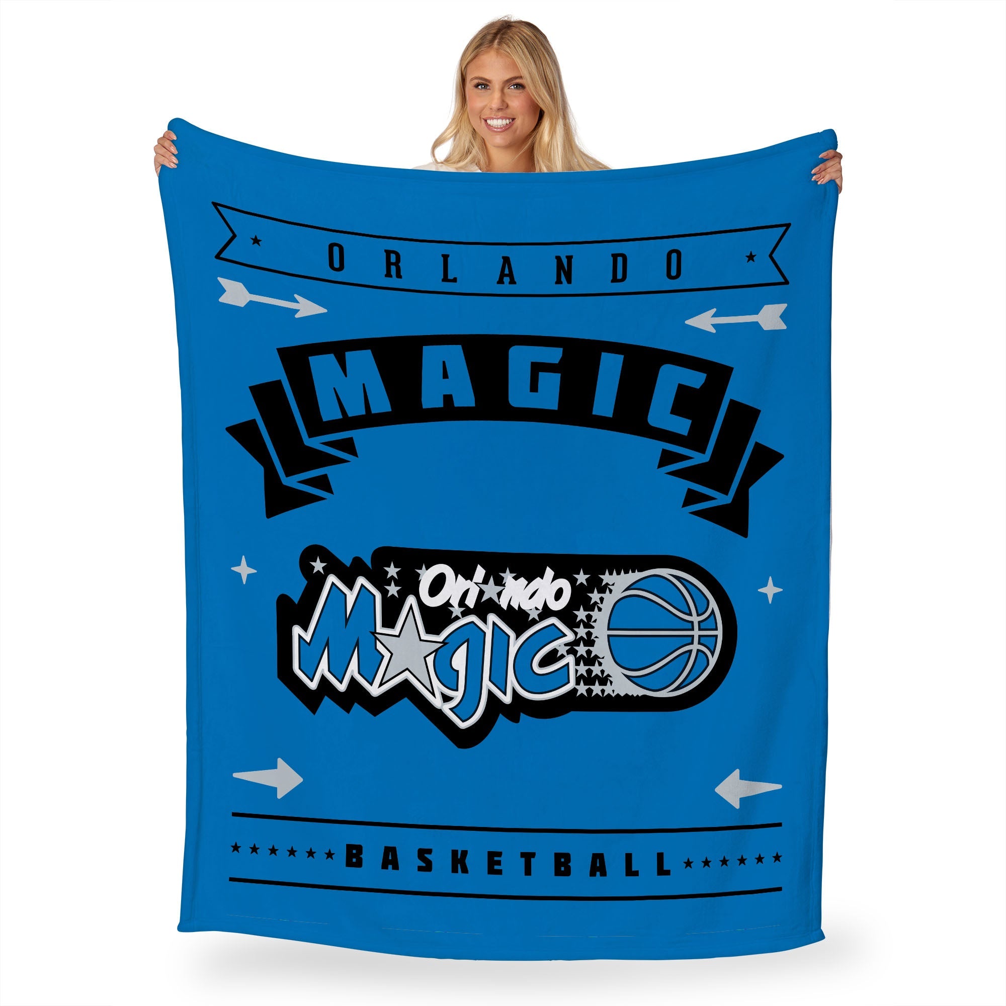 NBA Orlando Magic Hardwood Classic Silk Touch Throw Blanket 50x60 Inches
