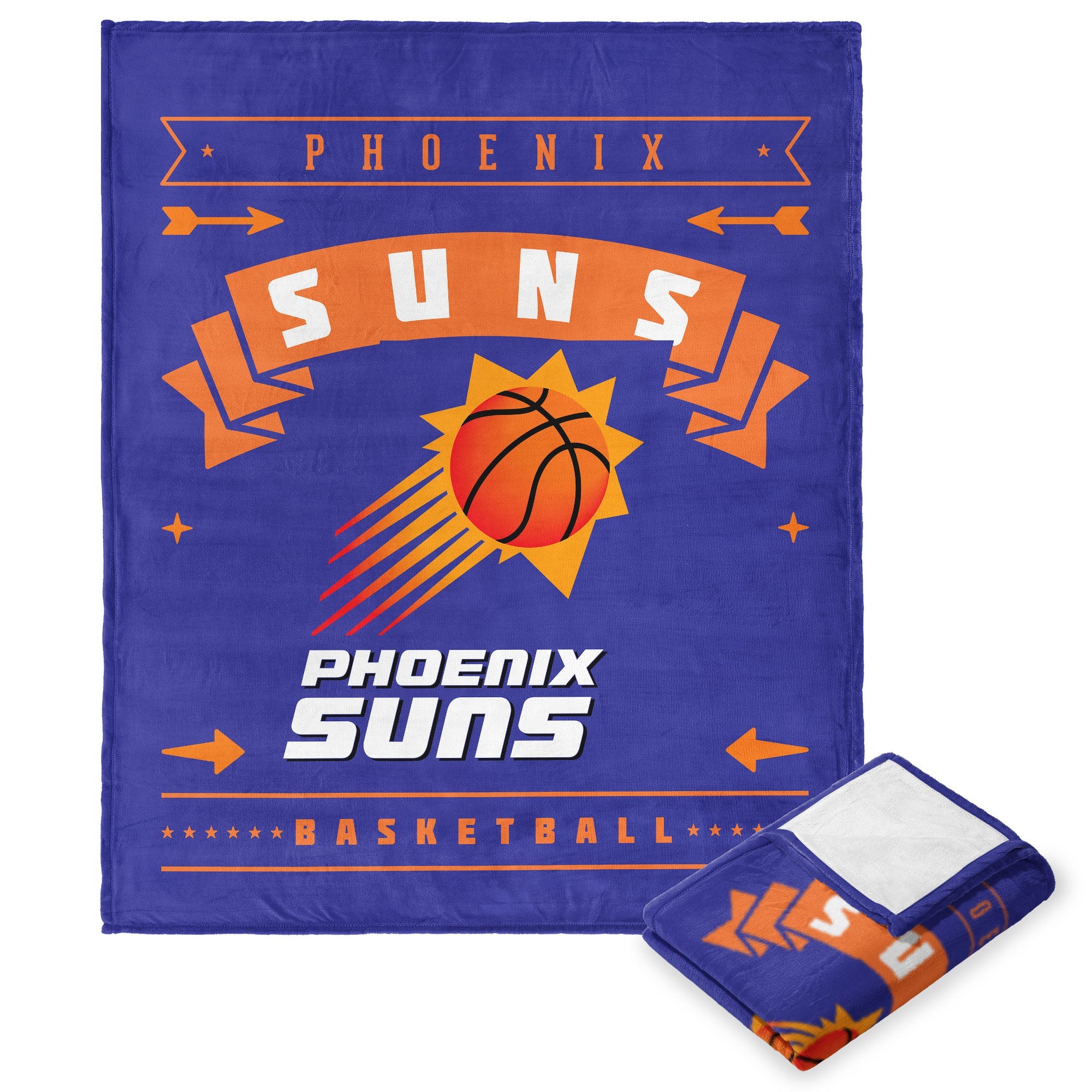 NBA Phoenix Suns Hardwood Classic Silk Touch Throw Blanket 50x60 Inches