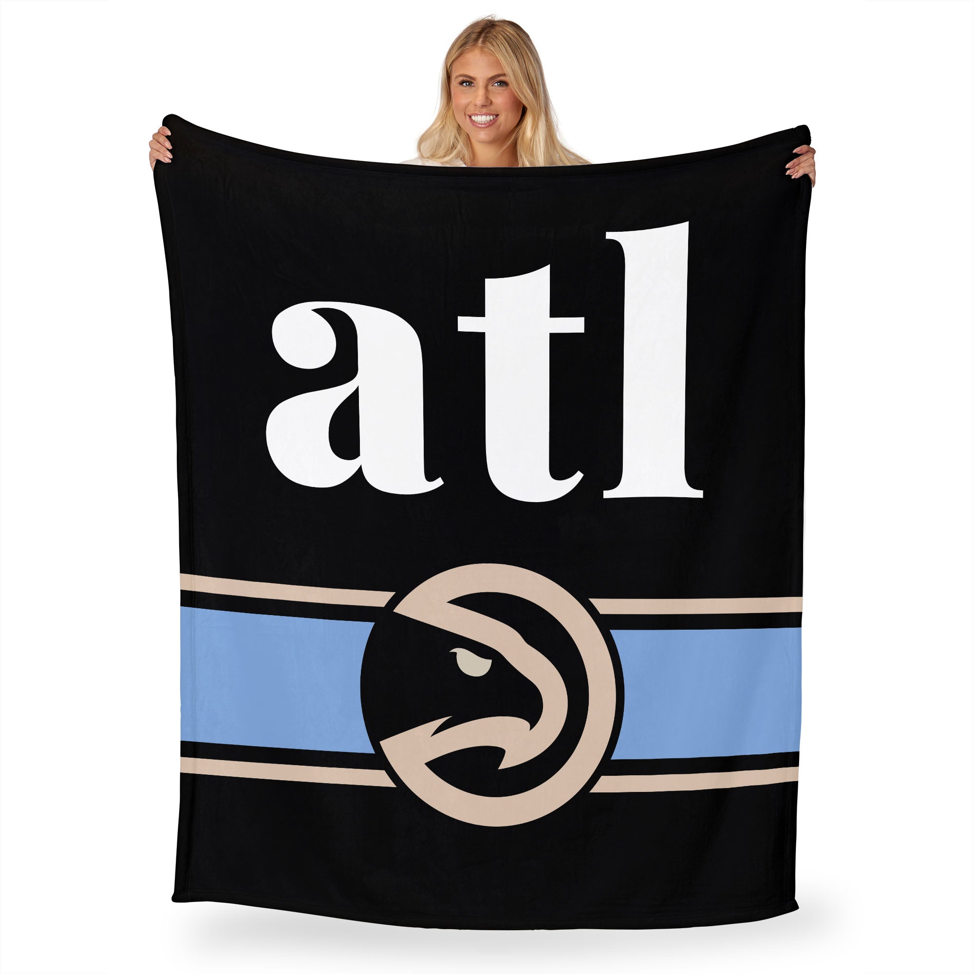 NBA Atlanta Hawks City Edition 23-24 Silk Touch Throw Blanket 50x60 Inches