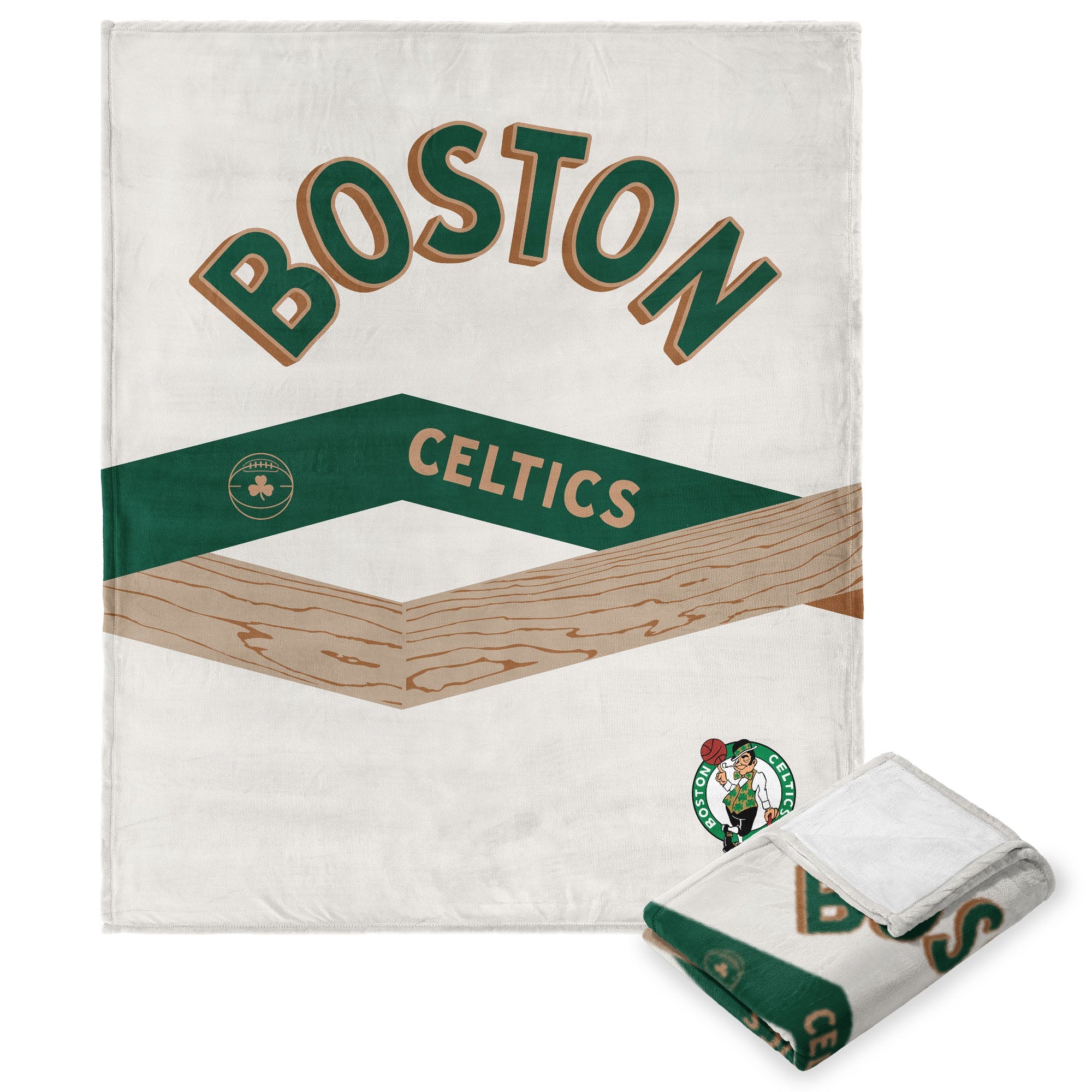 NBA Boston Celtics City Edition 23-24 Silk Touch Throw Blanket 50x60 Inches