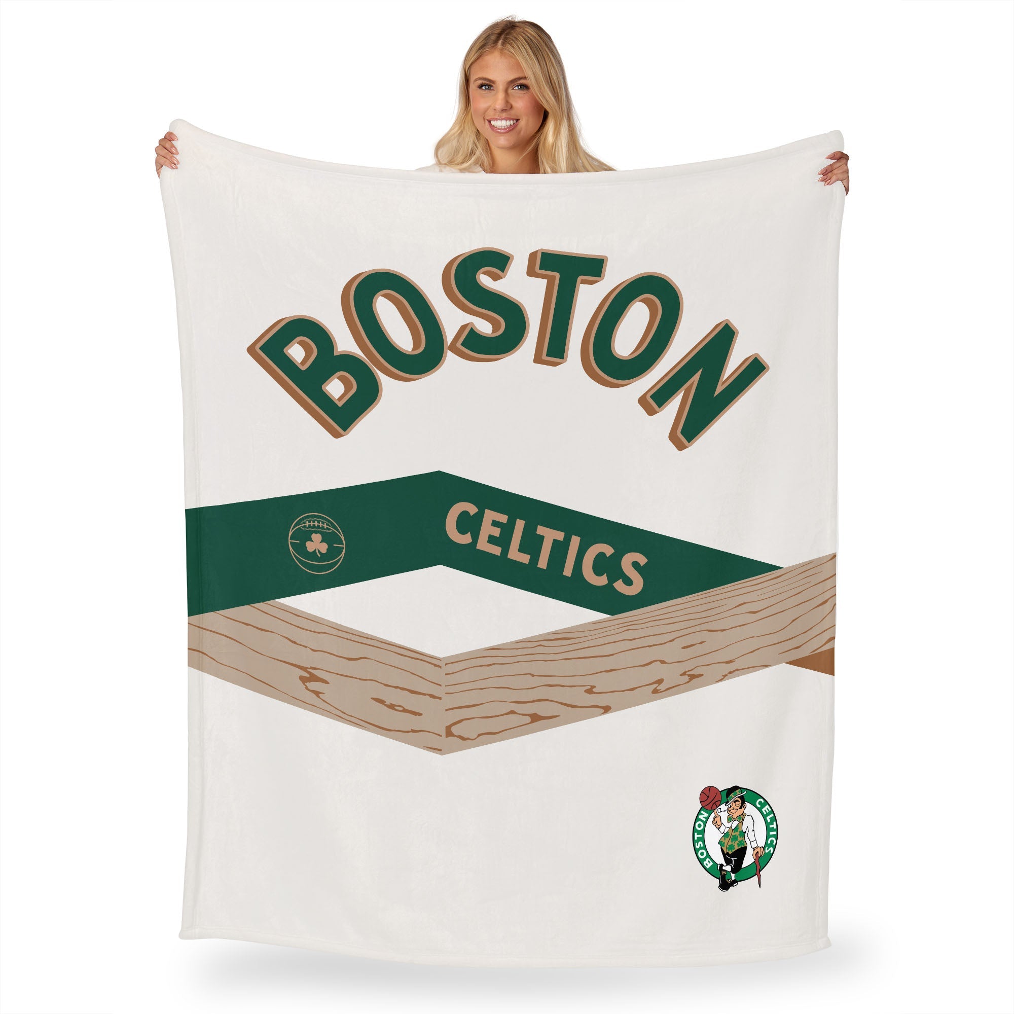 NBA Boston Celtics City Edition 23-24 Silk Touch Throw Blanket 50x60 Inches
