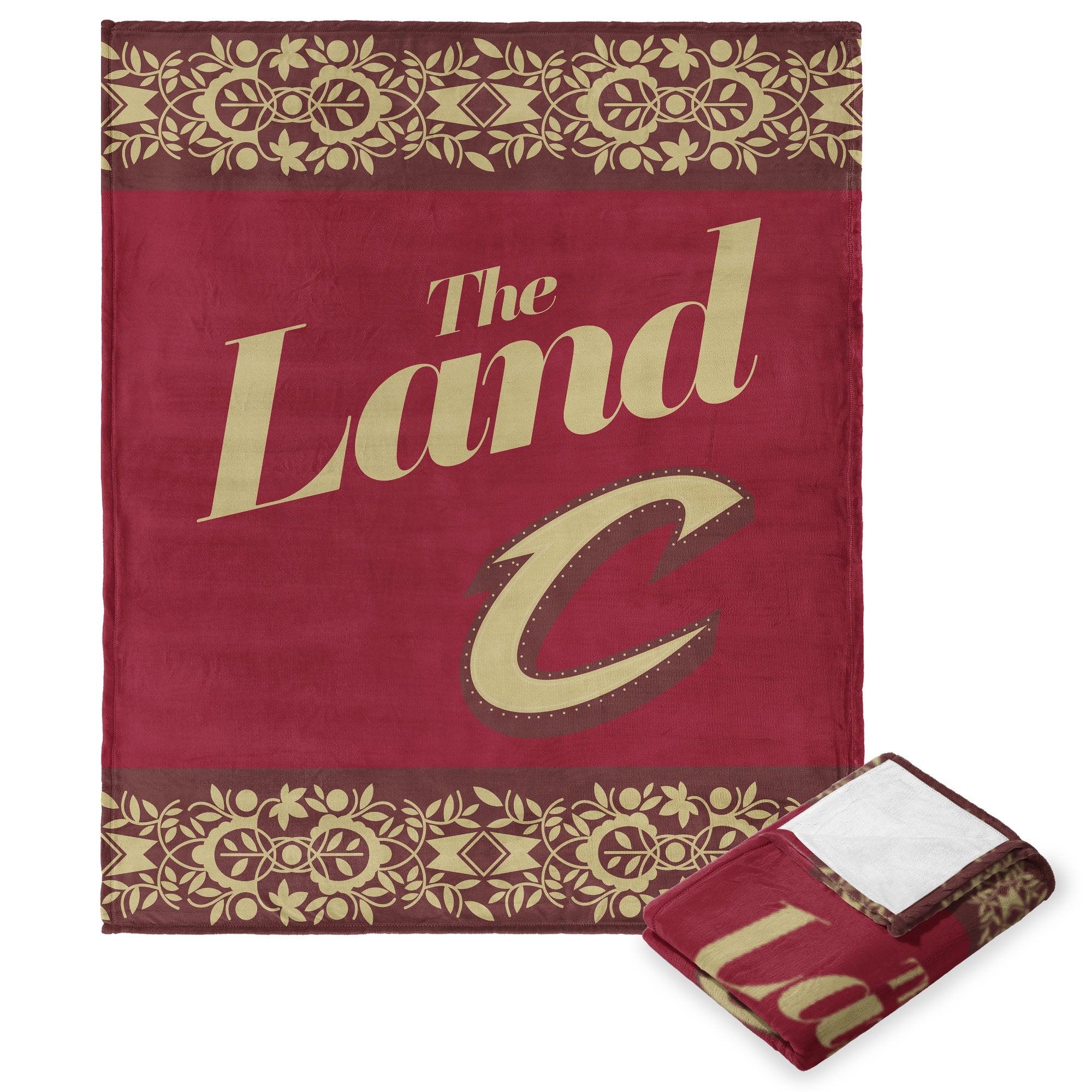 NBA Cleveland Cavaliers City Edition 23-24 Silk Touch Throw Blanket 50x60 Inches