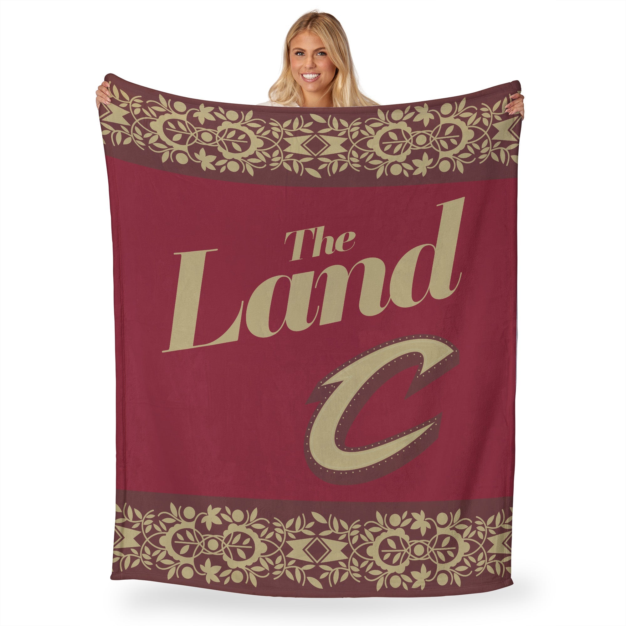 NBA Cleveland Cavaliers City Edition 23-24 Silk Touch Throw Blanket 50x60 Inches