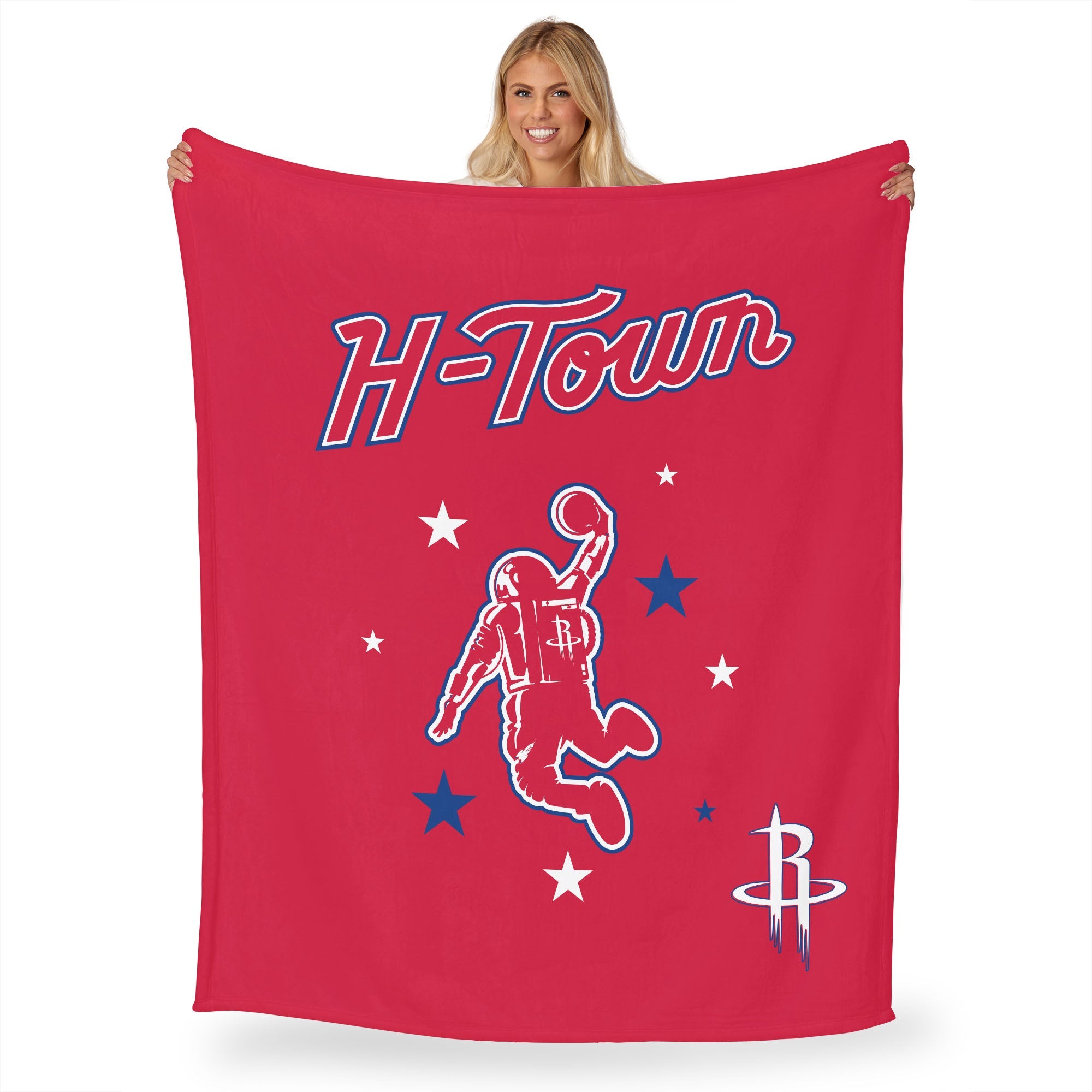 NBA Houston Rockets City Edition 23-24 Silk Touch Throw Blanket 50x60 Inches