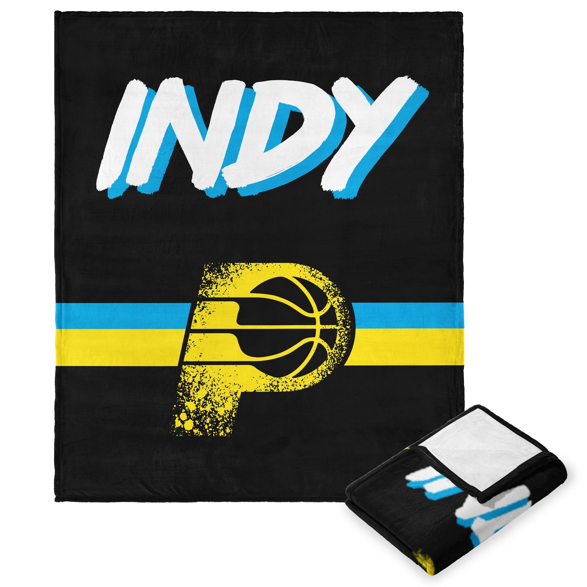 NBA Indiana Pacers City Edition 23-24 Silk Touch Throw Blanket 50x60 Inches