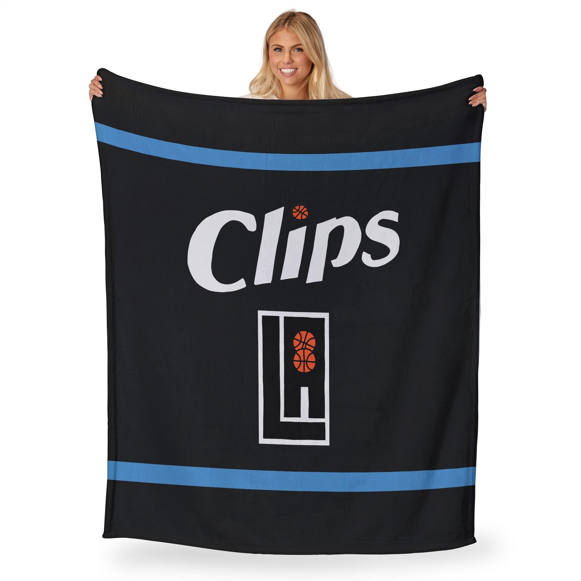 NBA Los Angeles Clippers City Edition 23-24 Silk Touch Throw Blanket 50x60 Inches