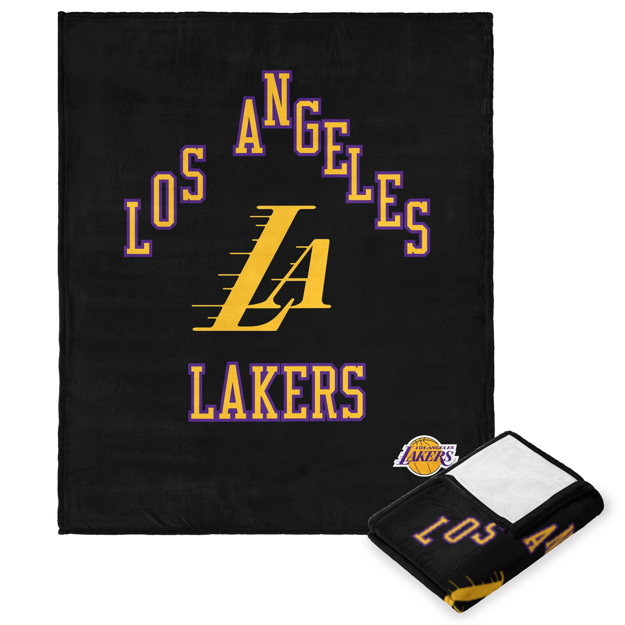 NBA Los Angeles Lakers City Edition 23-24 Silk Touch Throw Blanket 50x60 Inches