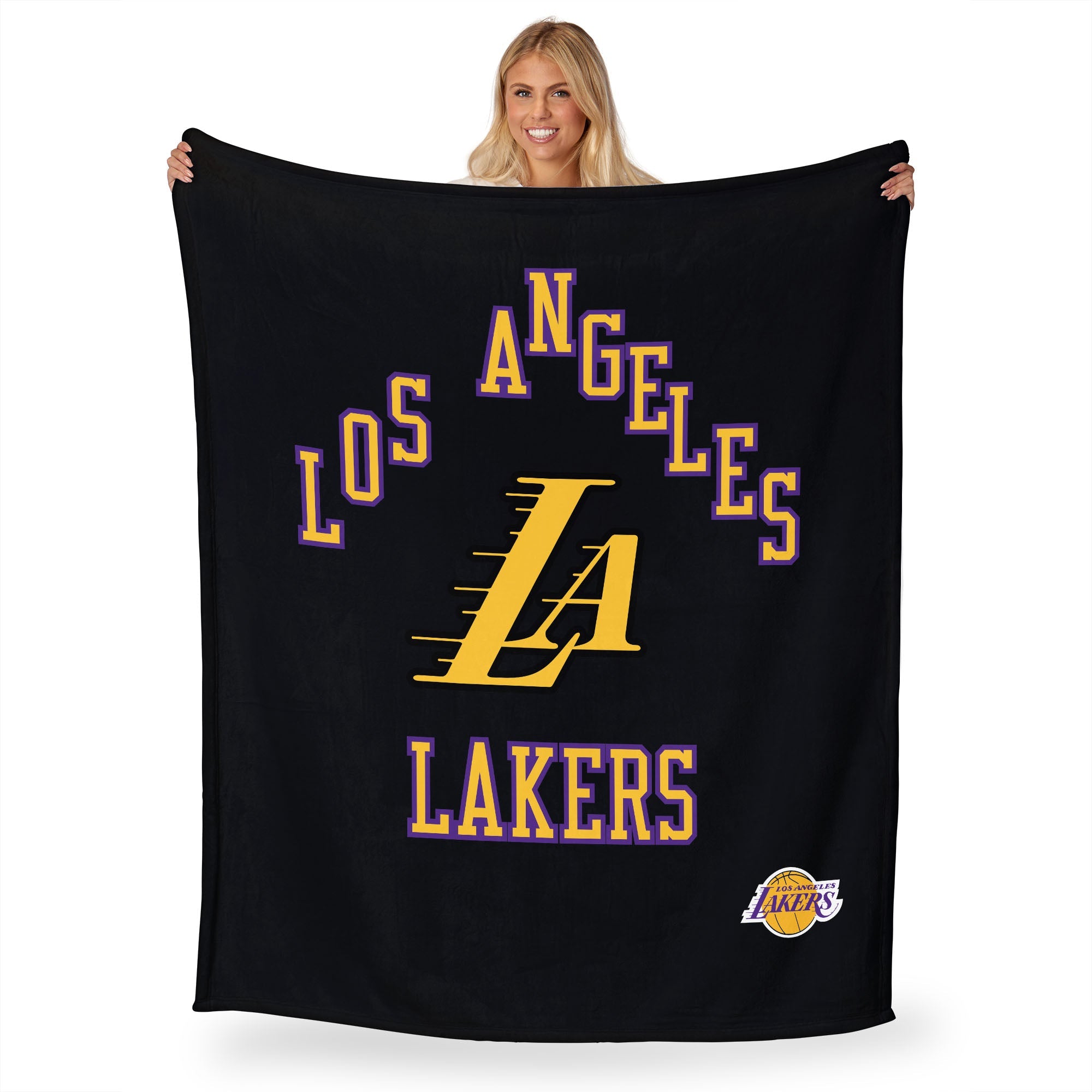 NBA Los Angeles Lakers City Edition 23-24 Silk Touch Throw Blanket 50x60 Inches