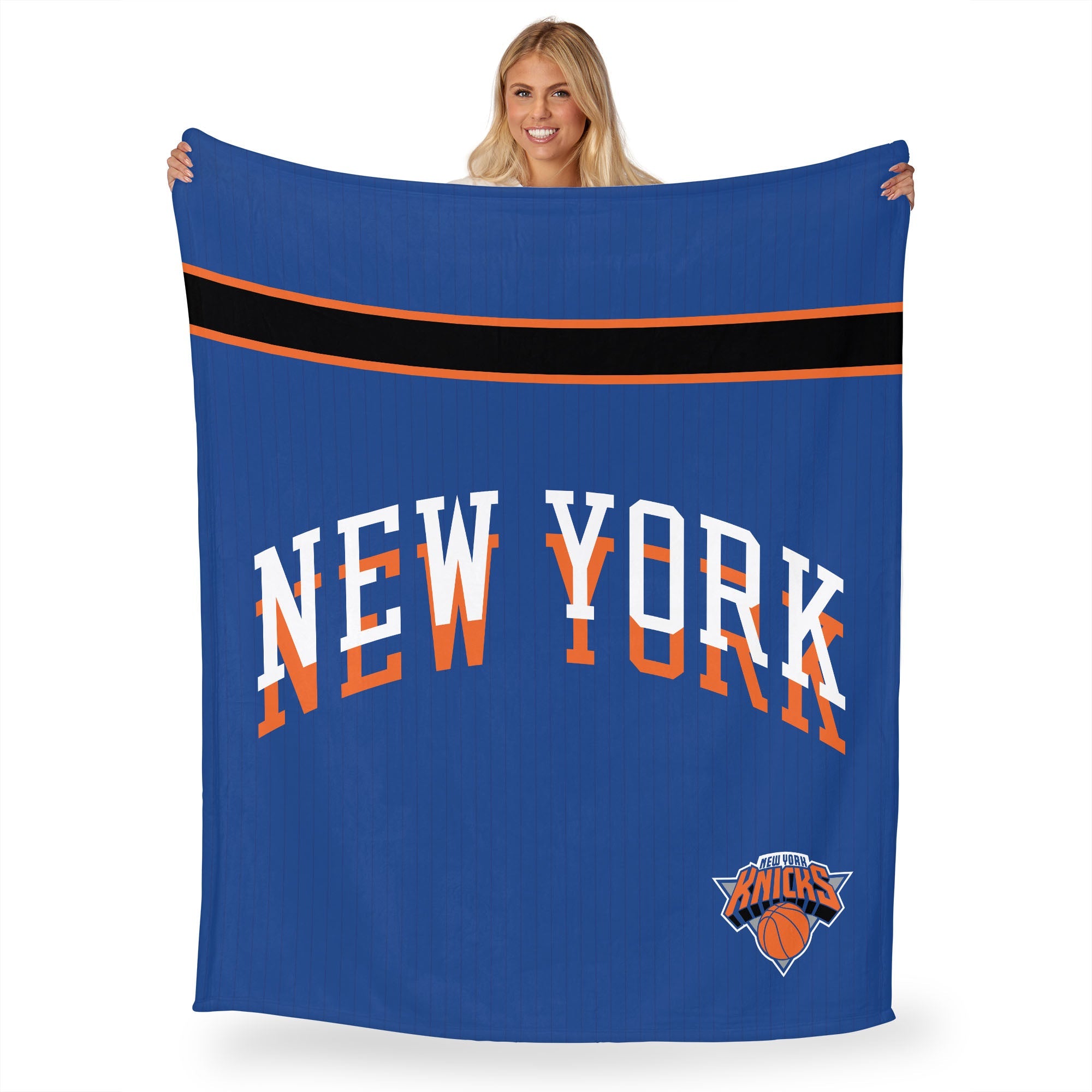 NBA New York Knicks City Edition 23-24 Silk Touch Throw Blanket 50x60 Inches